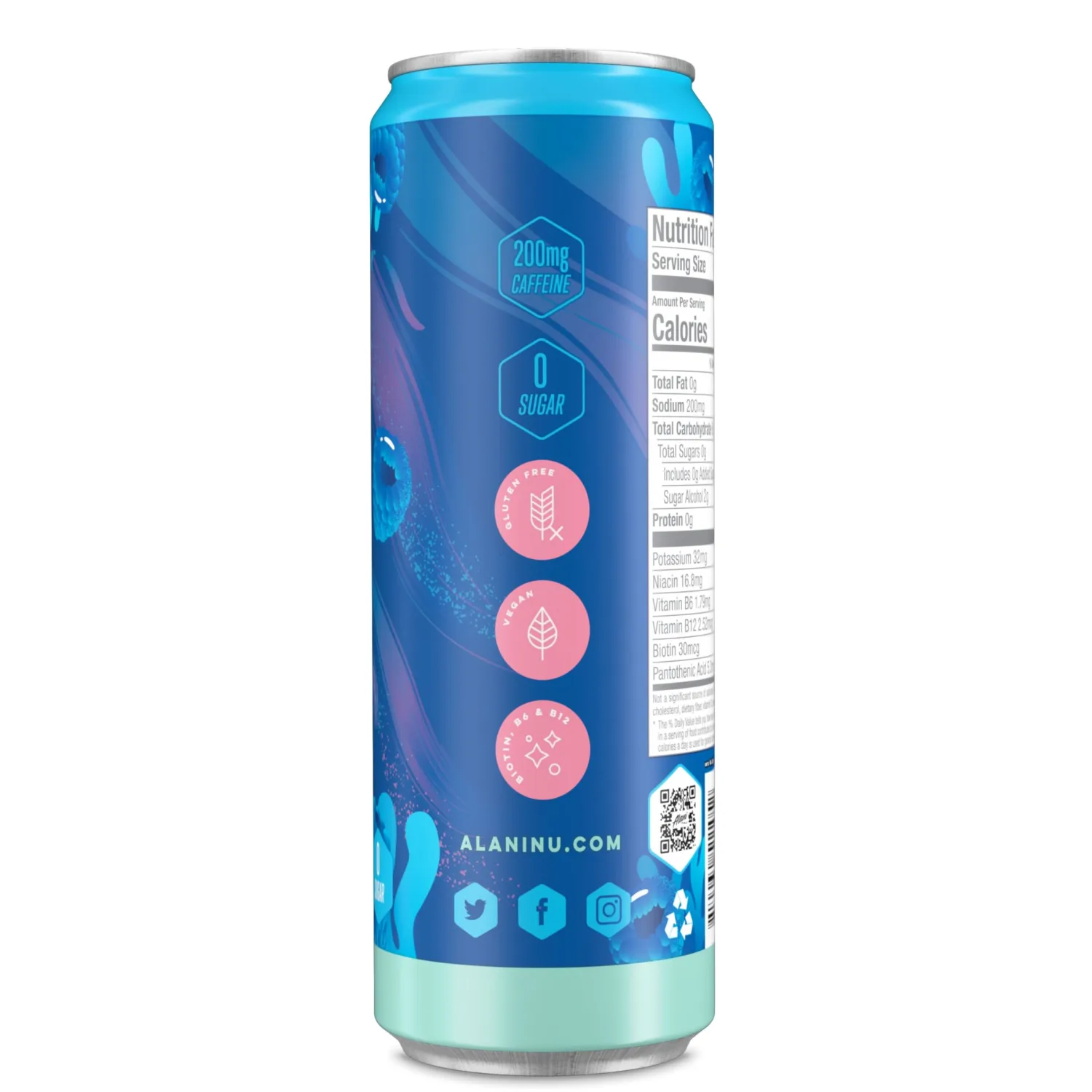 Alani Nu Breezeberry Sugar Free Energy Drink Can
