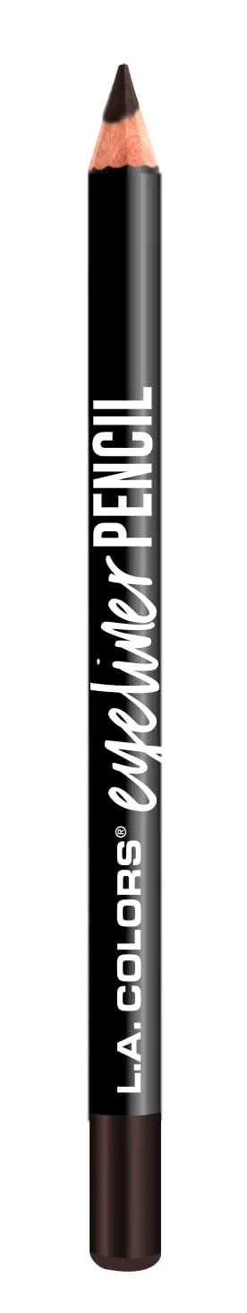 L.A. COLORS Eyeliner Pencil, Brown Black CP602A