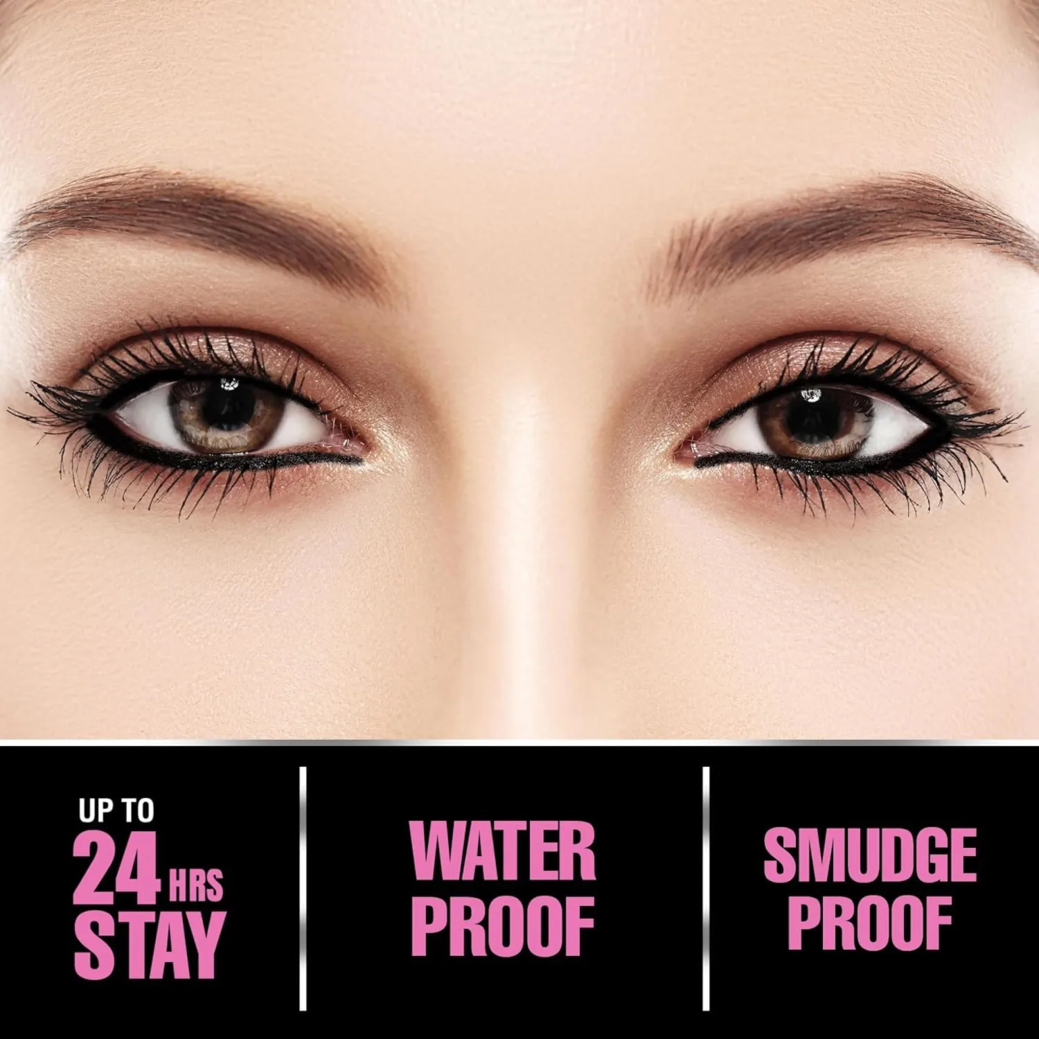 FACESCANADA Eyeliner Pencil | 24HR Long-Lasting, Smudge-Proof & Waterproof | Enriched with Rose Extract Black | Creamy Retractable Eyeliner | Lightweight & Smooth Application | 0.01 Oz (0.35g)