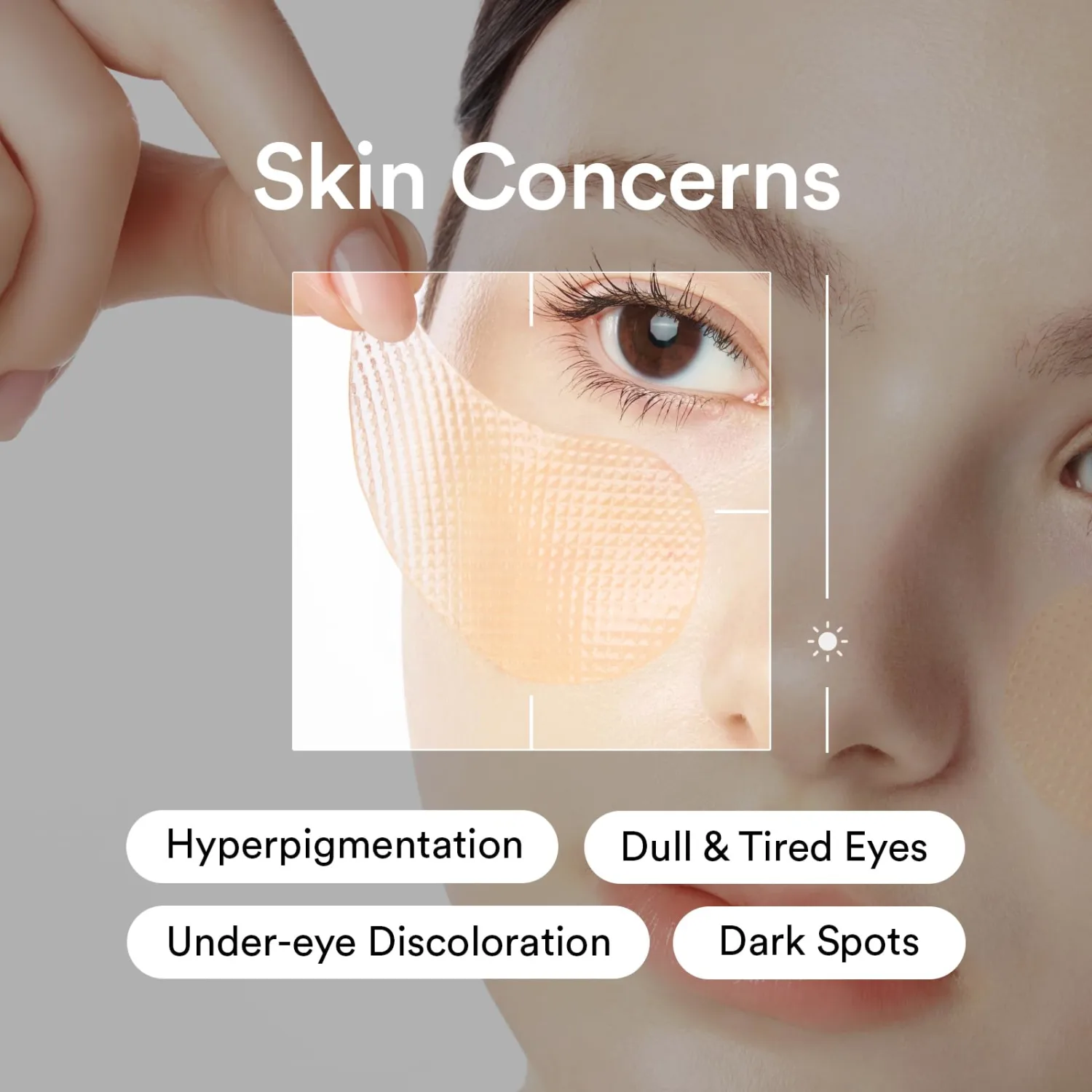 Abib Glutathione Kojic Acid Eye Patches for Radiance Dark Circles & Dark Spots, with Tone-up Jelly, 60 Count, Korean Skin Care