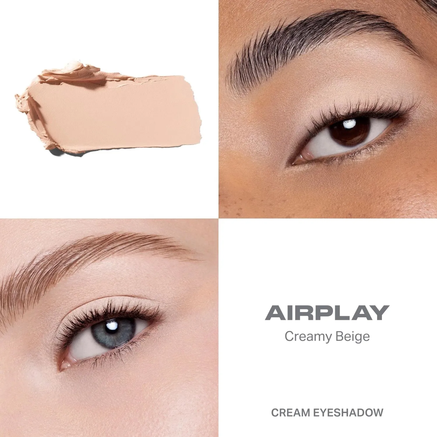 Morphe Priming Cream Eye Shadow - Cream to Powder Eyeshadow + Eye Primer - Soft Matte Pigmented Formula with Hydration for All Day Wear - Airplay (0.11 oz)