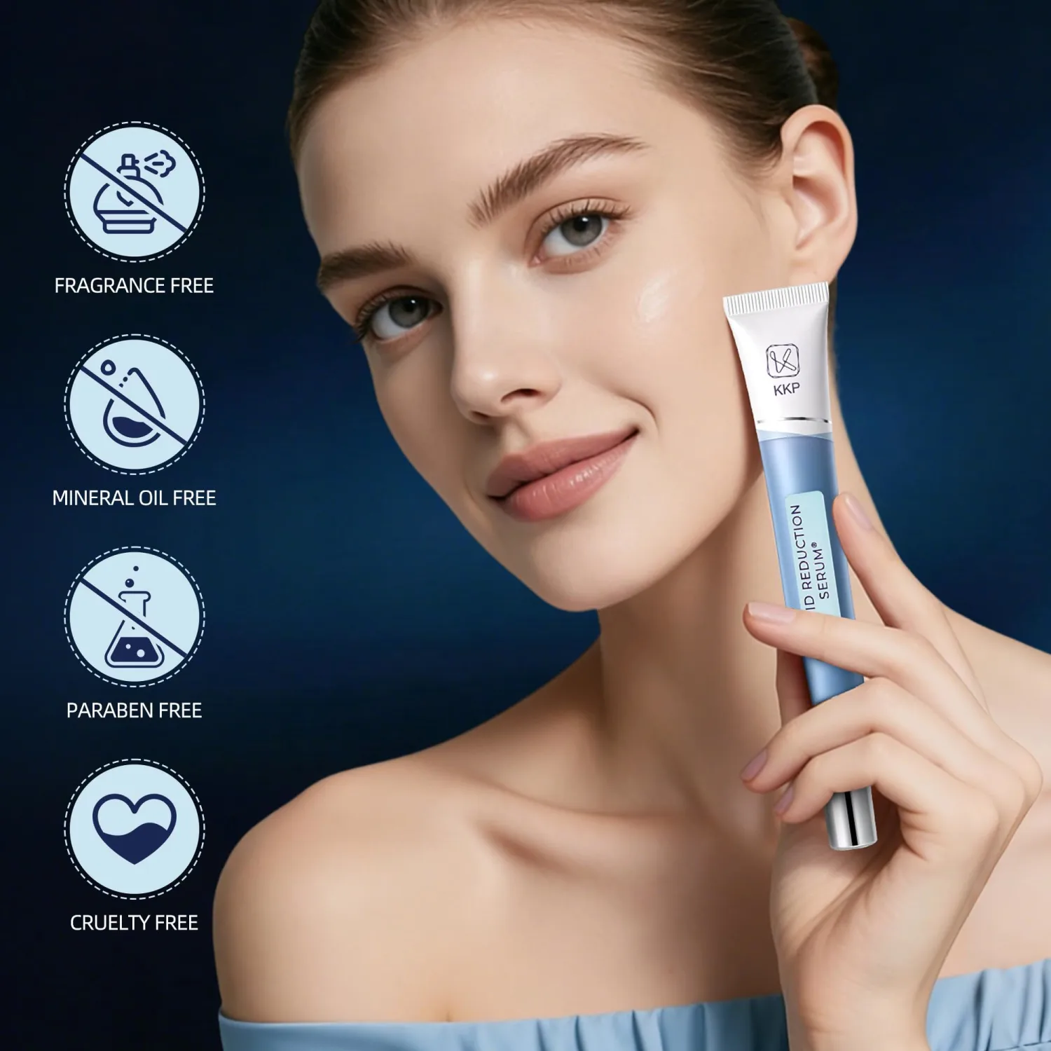 KKP Rapid Reduction Eye Serum - Visibly Reduces Under-Eye Bags, Wrinkles, Dark Circles, Fine Lines & Crow's Feet Instantly, Anti Aging Wrinkle Remover for Face, 3 Full Size Tubes