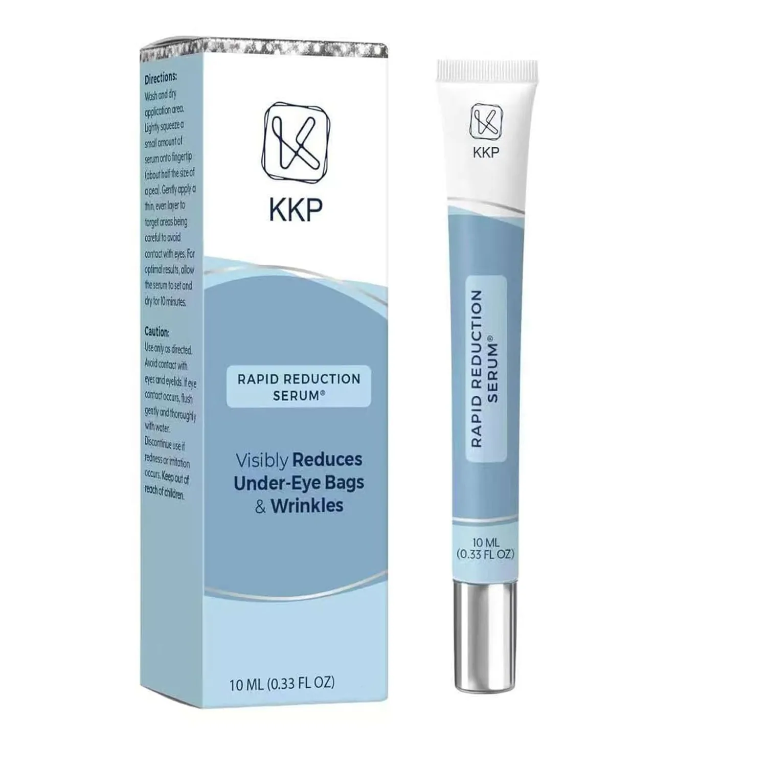 KKP Rapid Reduction Eye Serum & Face Lift Cream - Visibly Reduces Under-Eye Bags, Wrinkles, Dark Circles, Fine Lines & Crow's Feet Instantly, Anti Agi