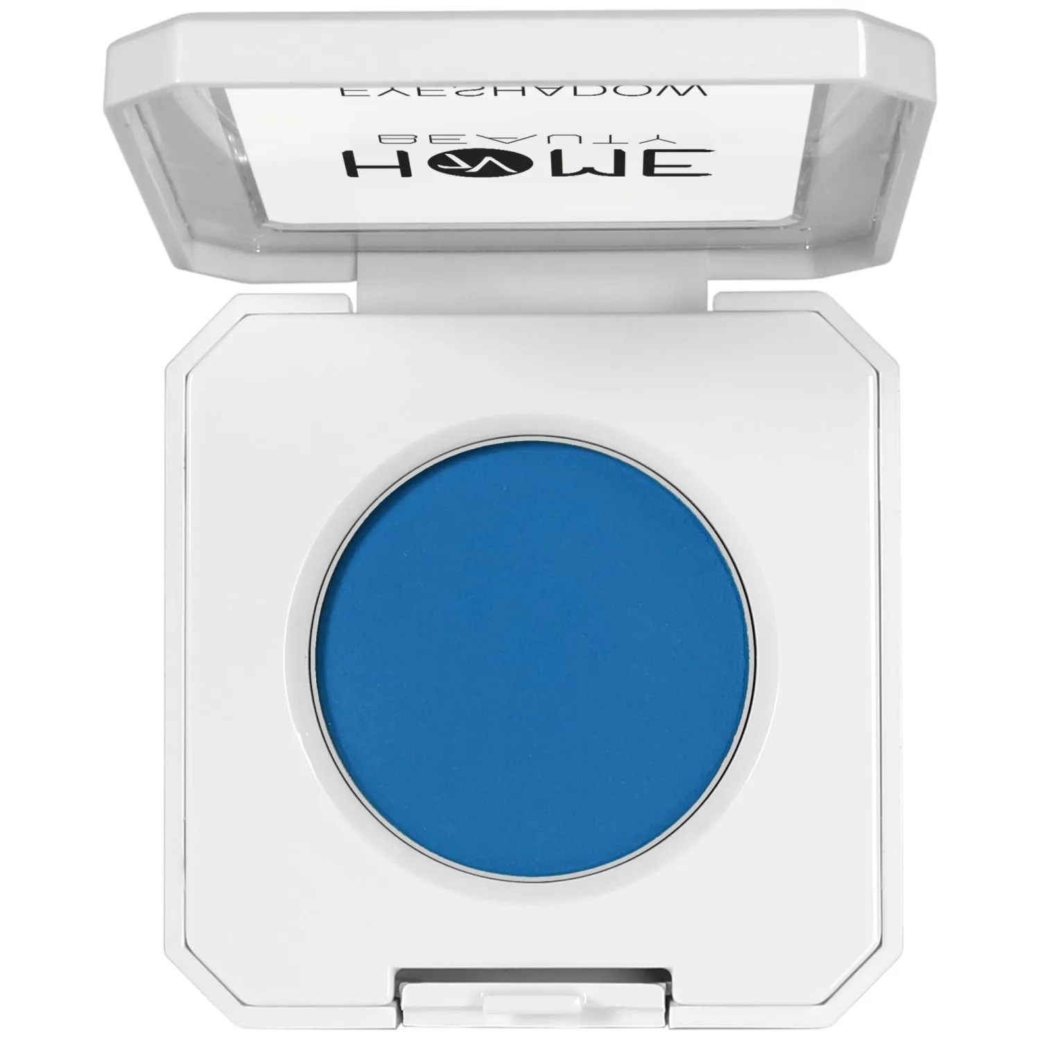 Single Blue Eyeshadow, High Pigment Long Lasting White Case Matte Single Eyeshadow