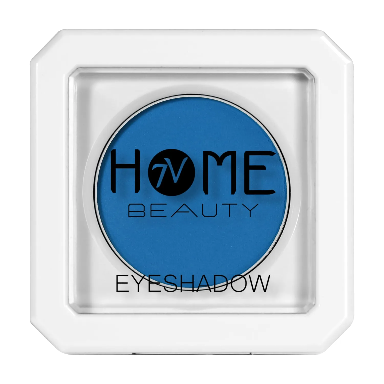 Single Blue Eyeshadow, High Pigment Long Lasting White Case Matte Single Eyeshadow