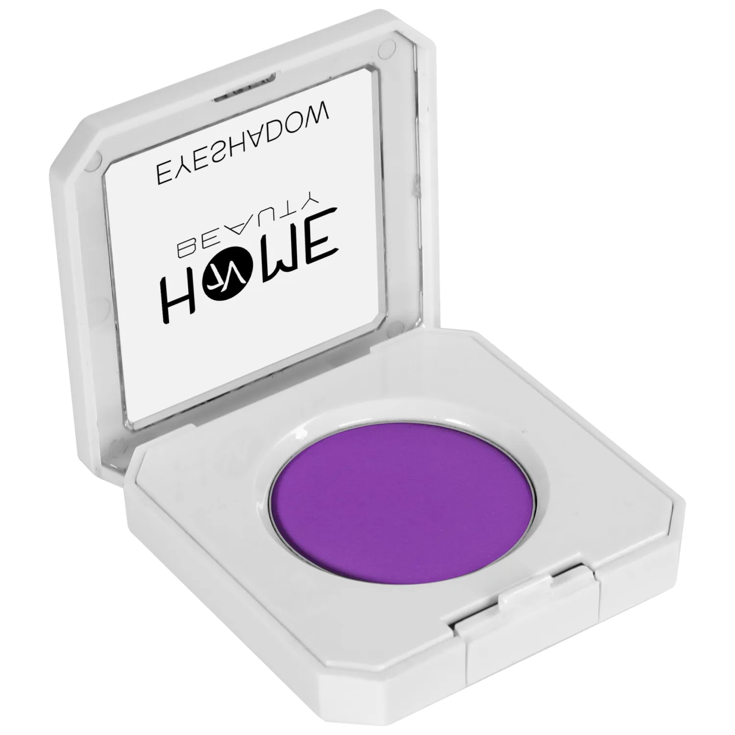 Single Purple Eyeshadow, High Pigment Long Lasting White Case Matte Single Eyeshadow