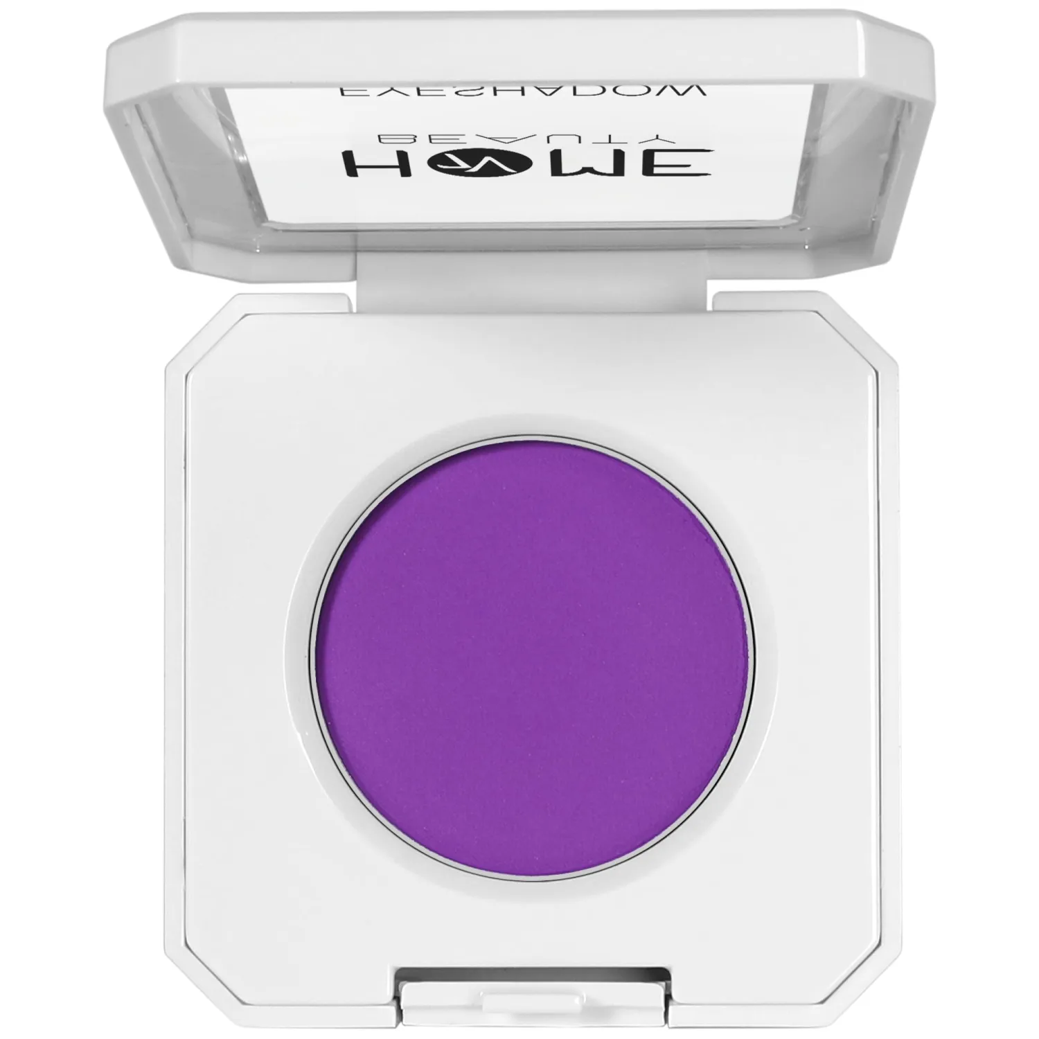 Single Purple Eyeshadow, High Pigment Long Lasting White Case Matte Single Eyeshadow
