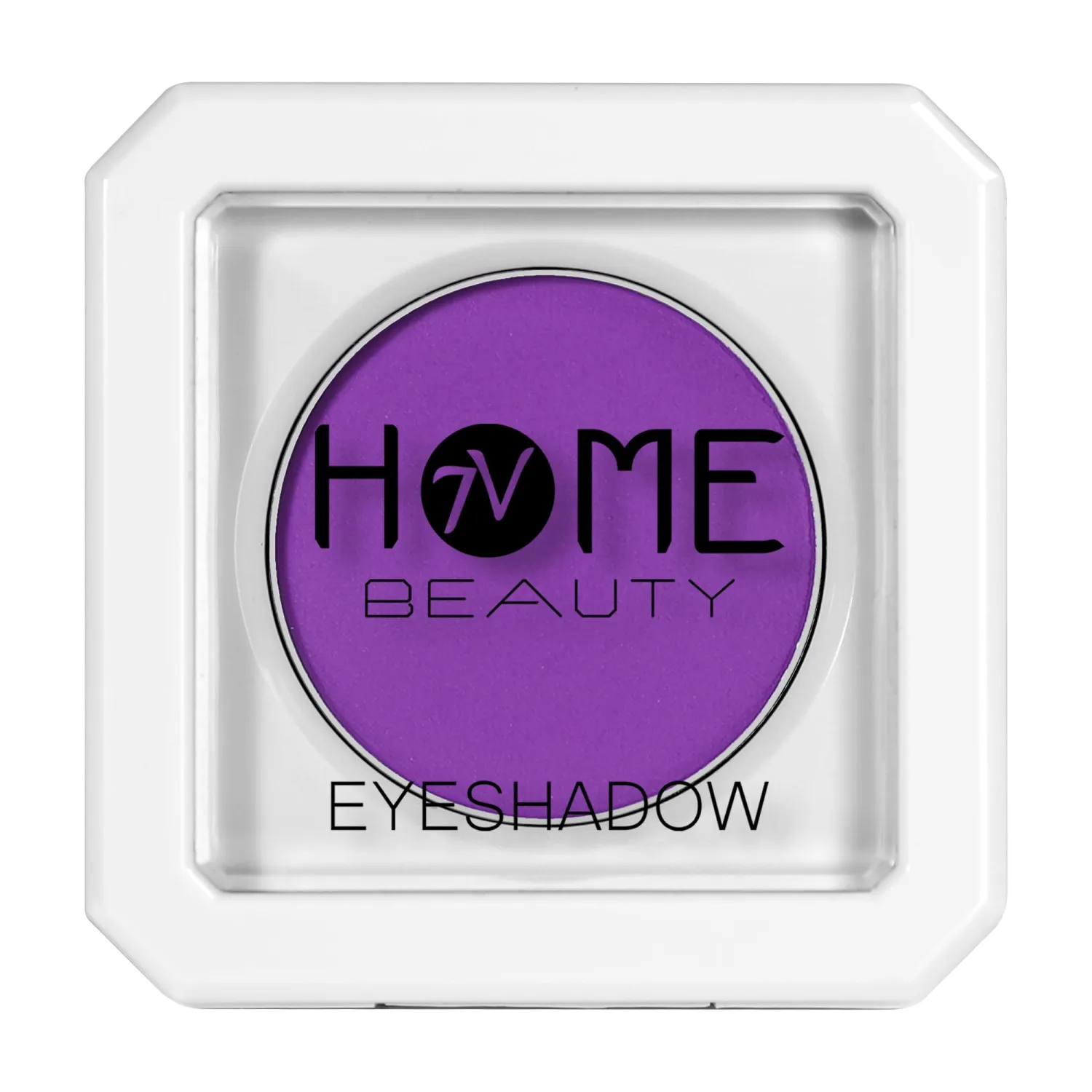 Single Purple Eyeshadow, High Pigment Long Lasting White Case Matte Single Eyeshadow