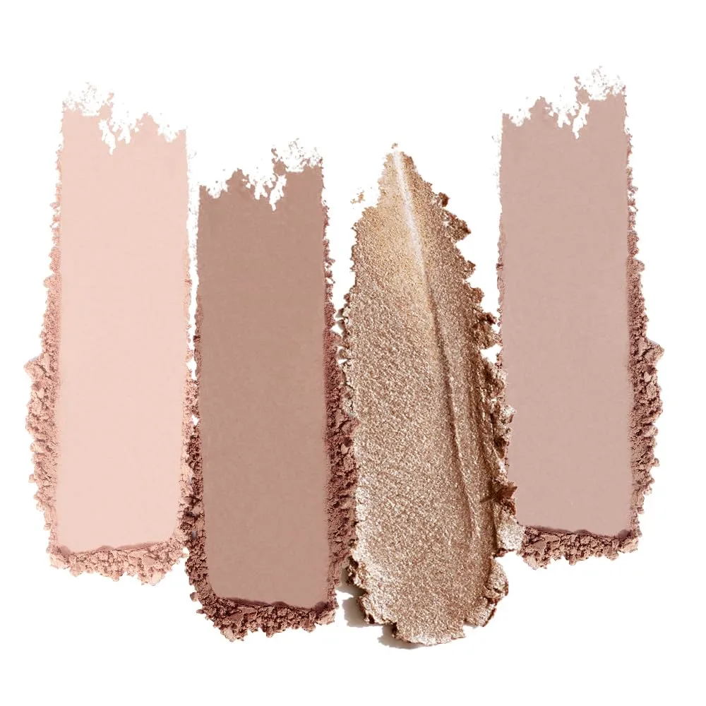 Cool-Toned Matte Neutral Nude Eyeshadow Palettes Eye Makeup With Mirror – High Pigment Long-Lasting Eye Shadow Palette For Older Women, Soft Nude Makeup Mini Eyeshadow Palette, 01#
