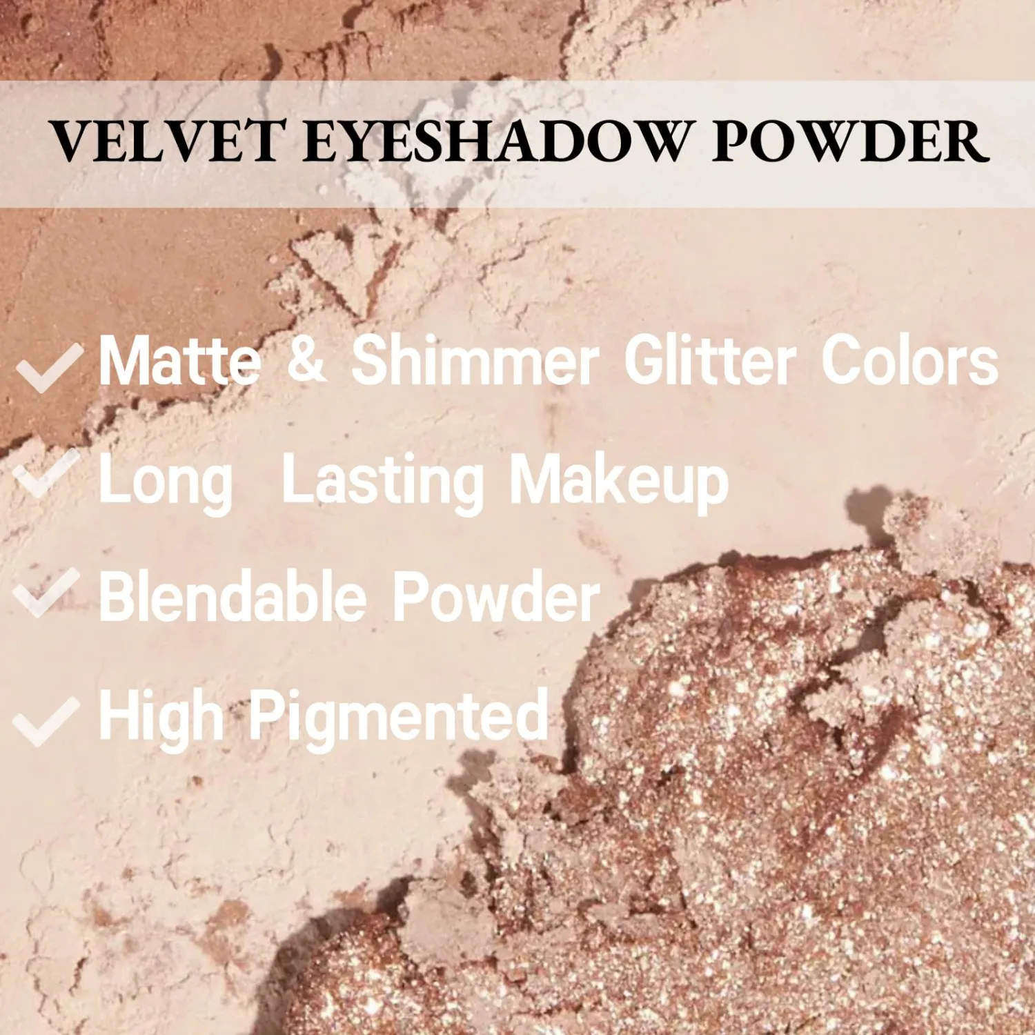 Matte Nude Eyeshadow Palette, Natural Eye Shadow Pallet,Blendable Neutral Beige Eye Makeup