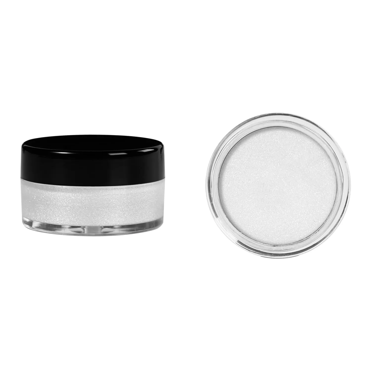 White Eyeshadow Cream, Blendable Smooth 2pcs Shimmer White Creamy Eyeshadow