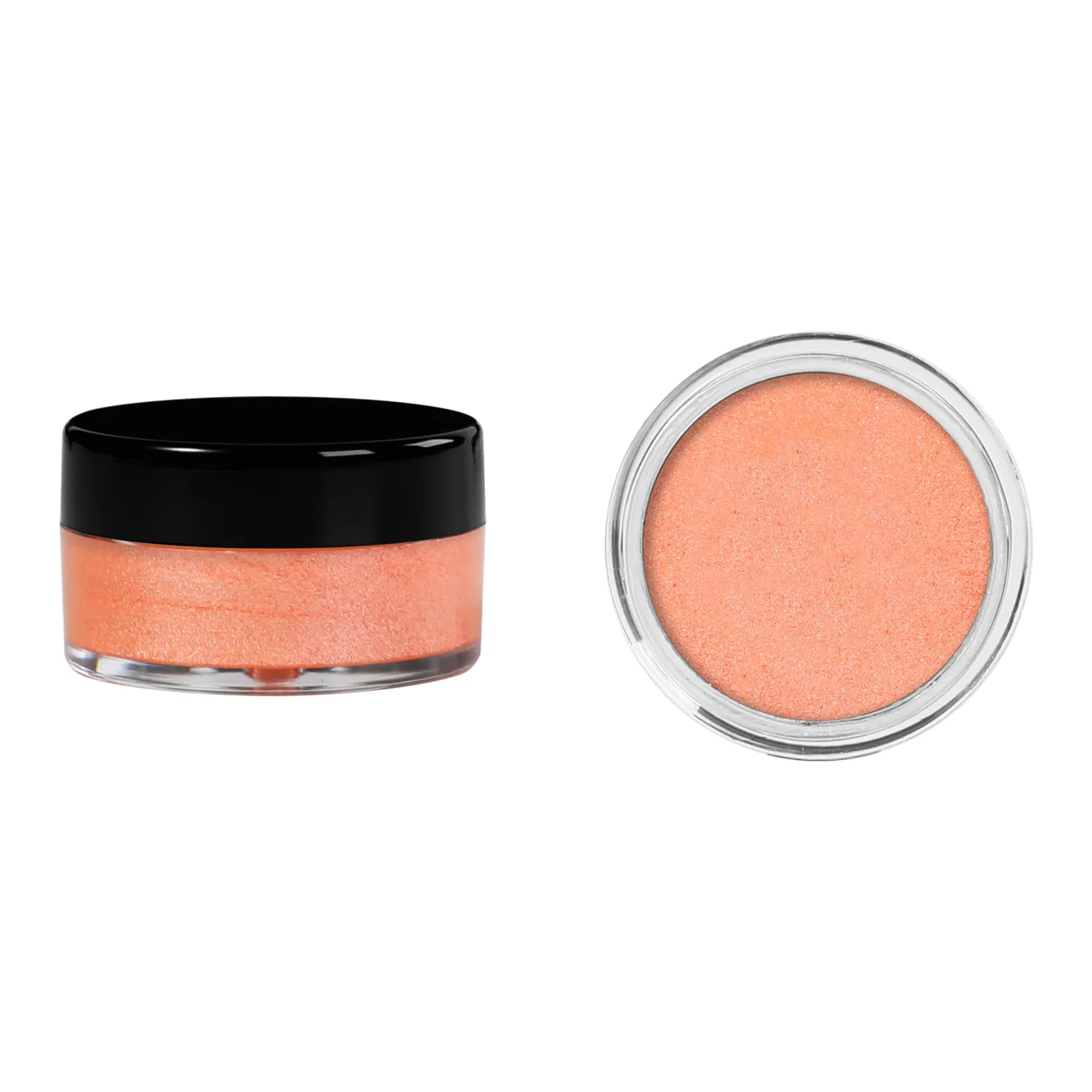 Orange Eyeshadow Cream, Blendable Smooth 2pcs Shimmer Orange Creamy Eyeshadow