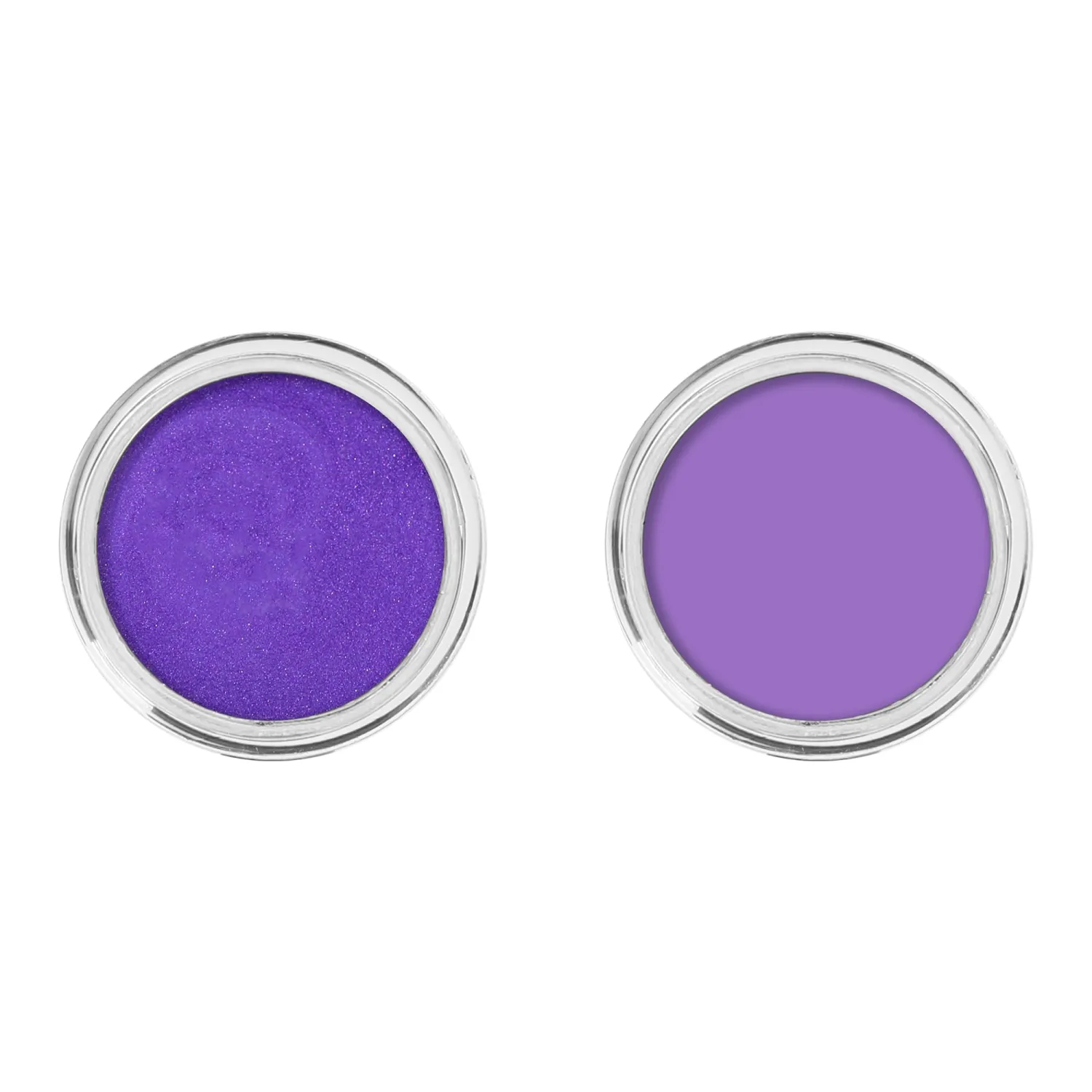 Purple Eyeshadow Cream, Blendable Smooth 2pcs Matte and Shimmer Purple Creamy Eyeshadow