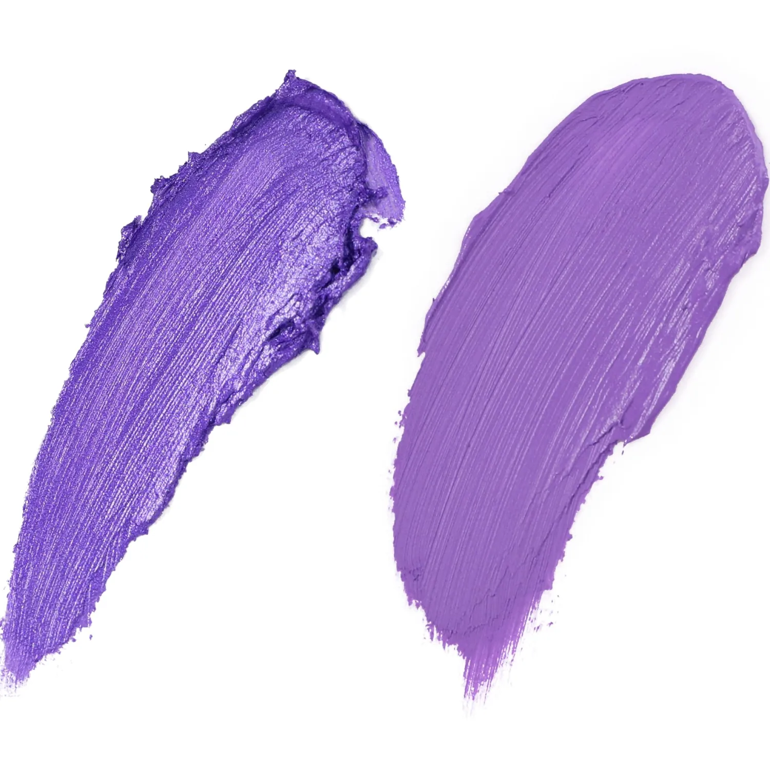 Purple Eyeshadow Cream, Blendable Smooth 2pcs Matte and Shimmer Purple Creamy Eyeshadow