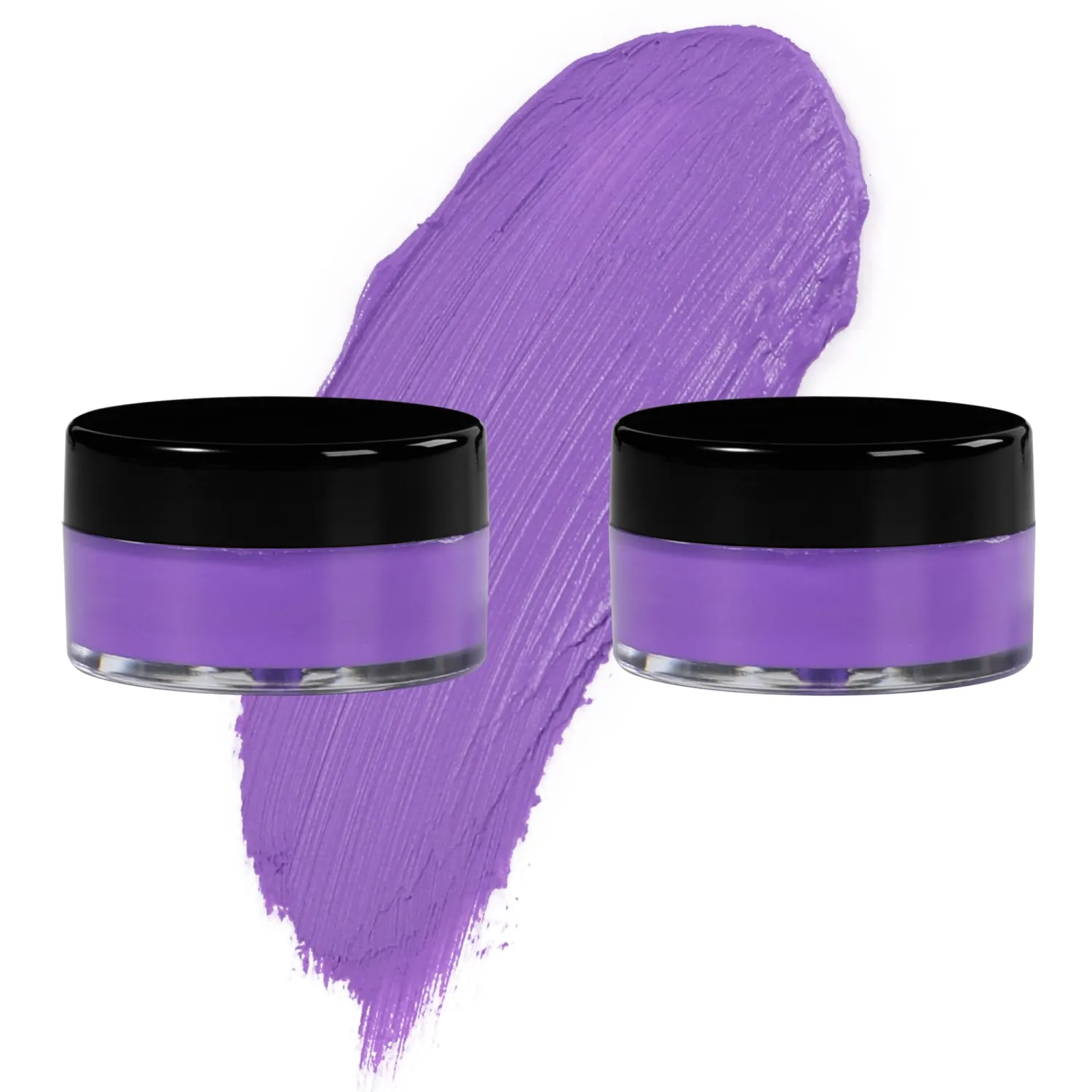 Purple Eyeshadow Cream, Blendable Smooth 2pcs Matte Purple Creamy Eyeshadow