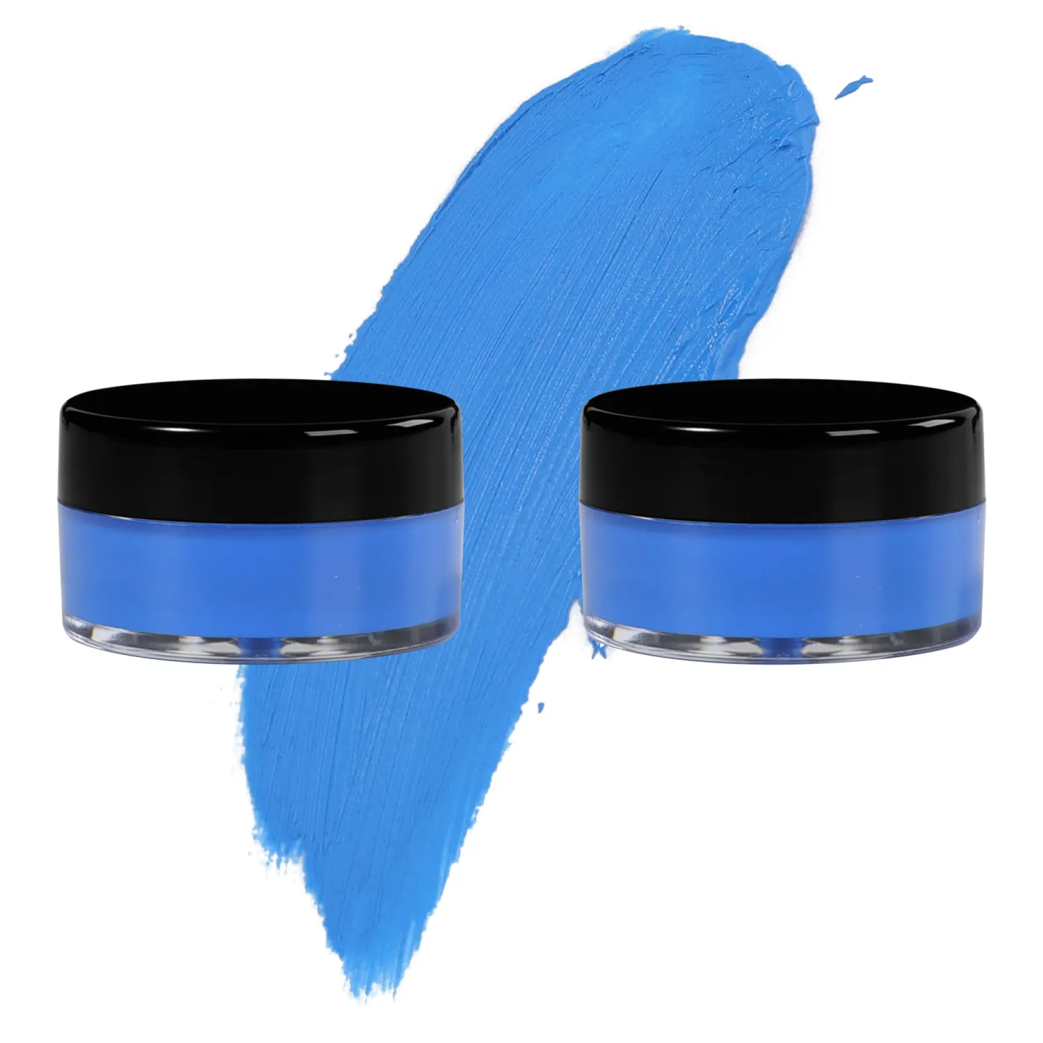 Blue Eyeshadow Cream, Blendable Smooth 2pcs Matte Blue Creamy Eyeshadow
