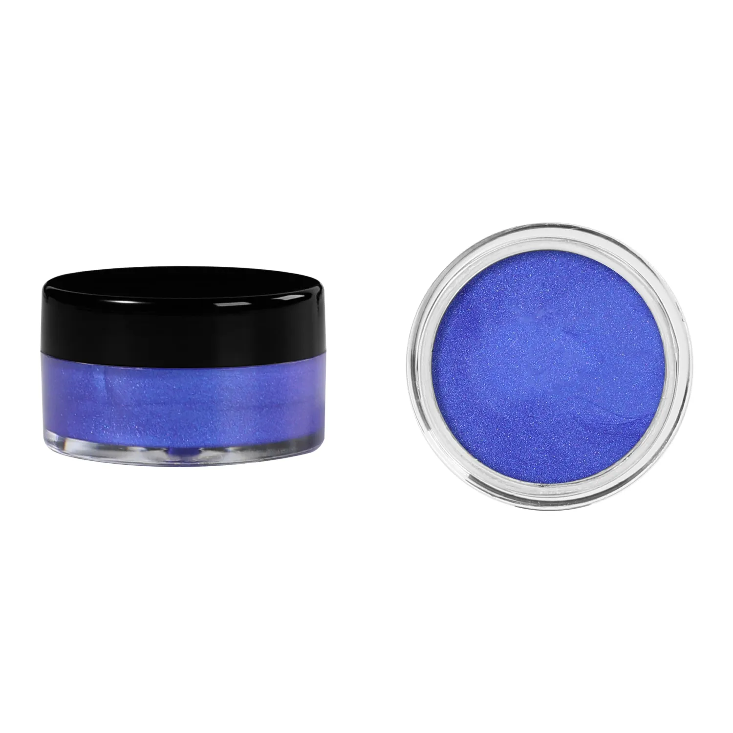 Blue Eyeshadow Cream, Blendable Smooth 2pcs Shimmer Blue Creamy Eyeshadow