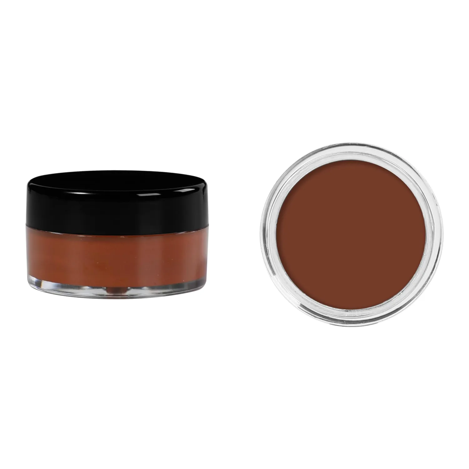 Brown Eyeshadow Cream, Blendable Smooth 2pcs Matte Brown Creamy Eyeshadow