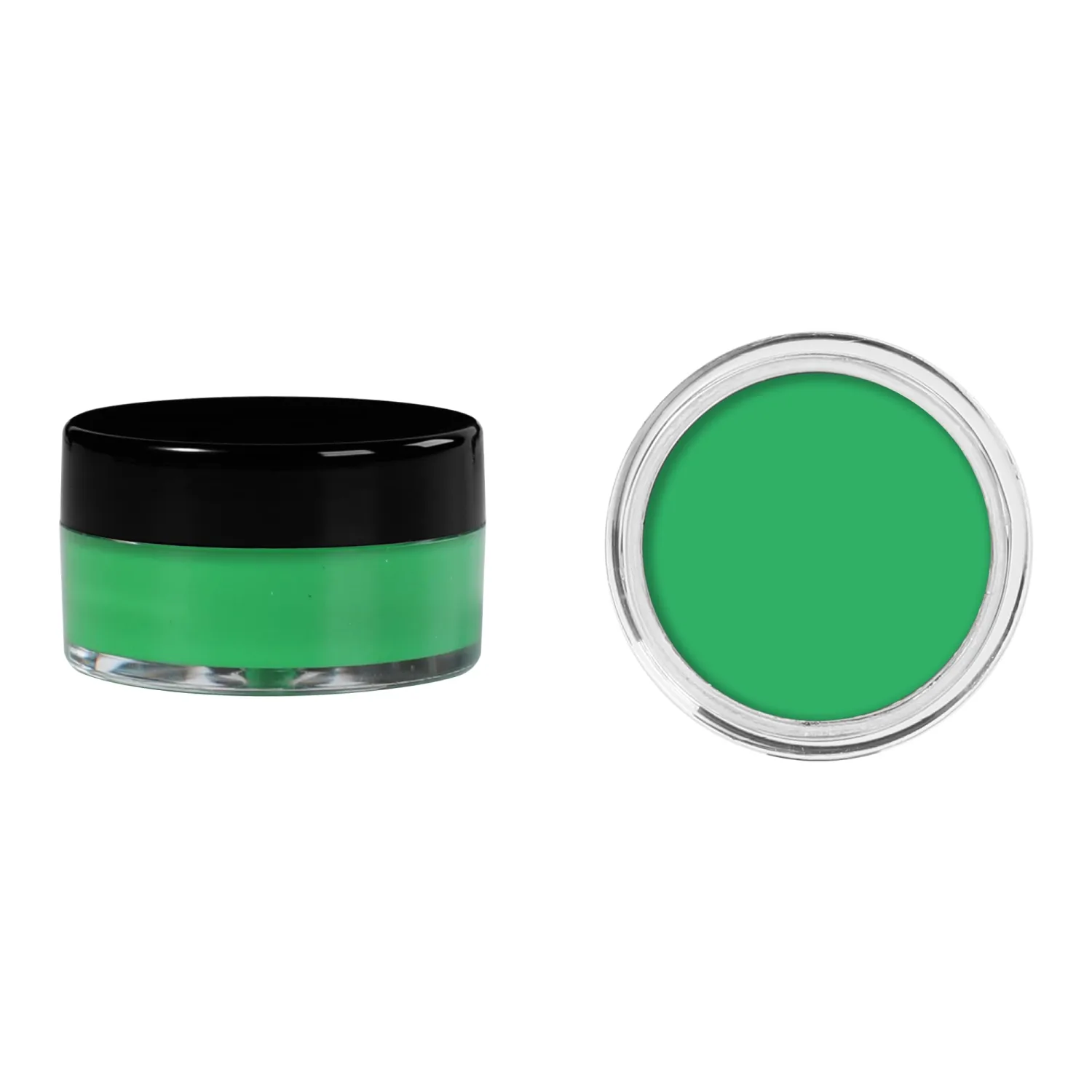 Green Eyeshadow Cream, Blendable Smooth 2pcs Matte Green Creamy Eyeshadow