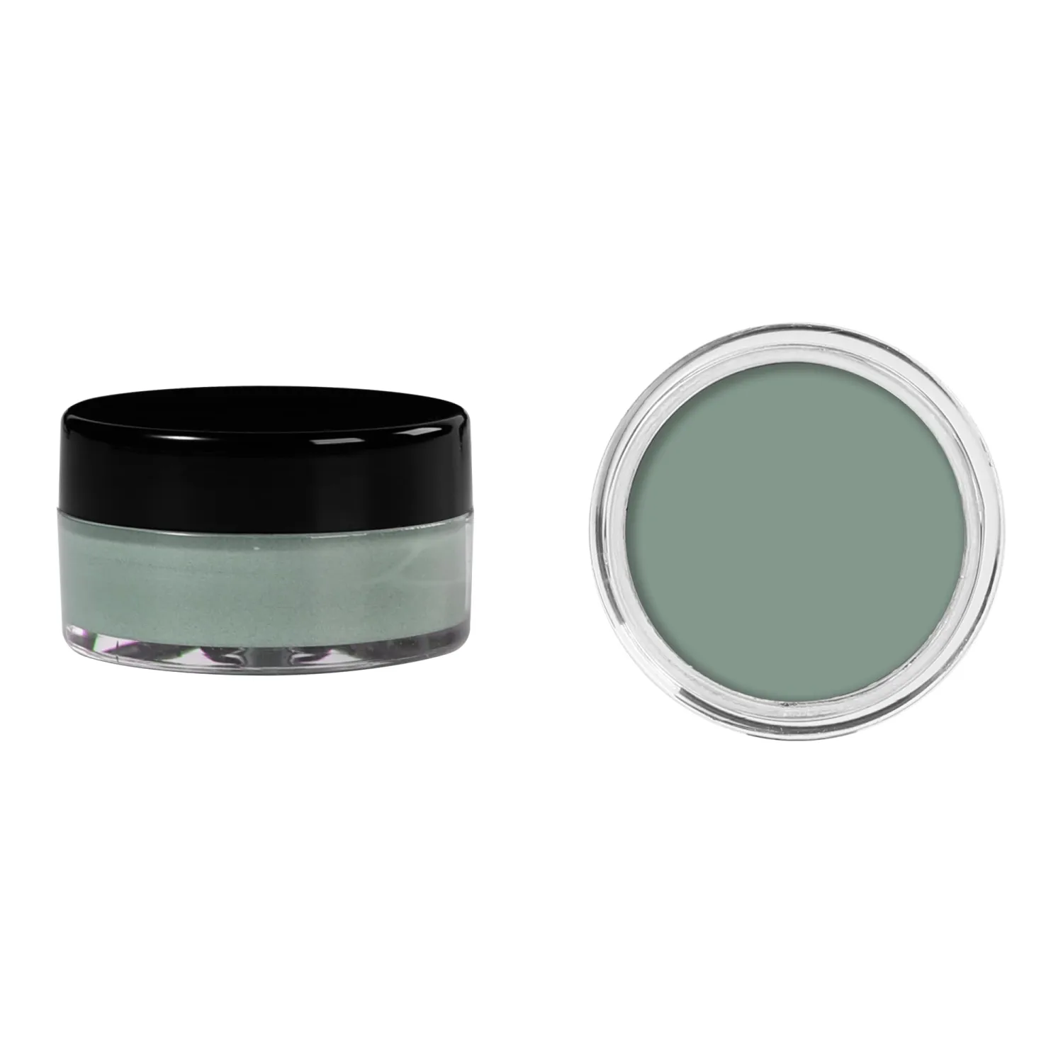Grey Eyeshadow Cream, Blendable Smooth 2pcs Matte Grey Creamy Eyeshadow