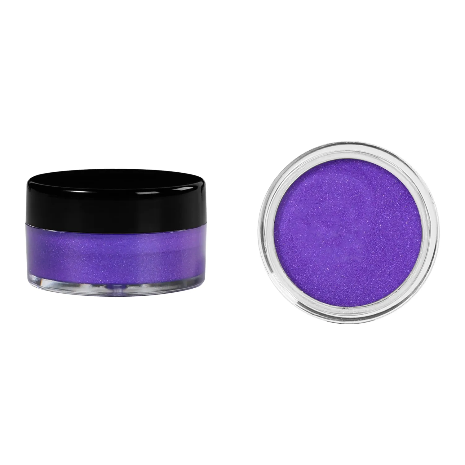 Purple Eyeshadow Cream, Blendable Smooth 2pcs Shimmer Purple Creamy Eyeshadow