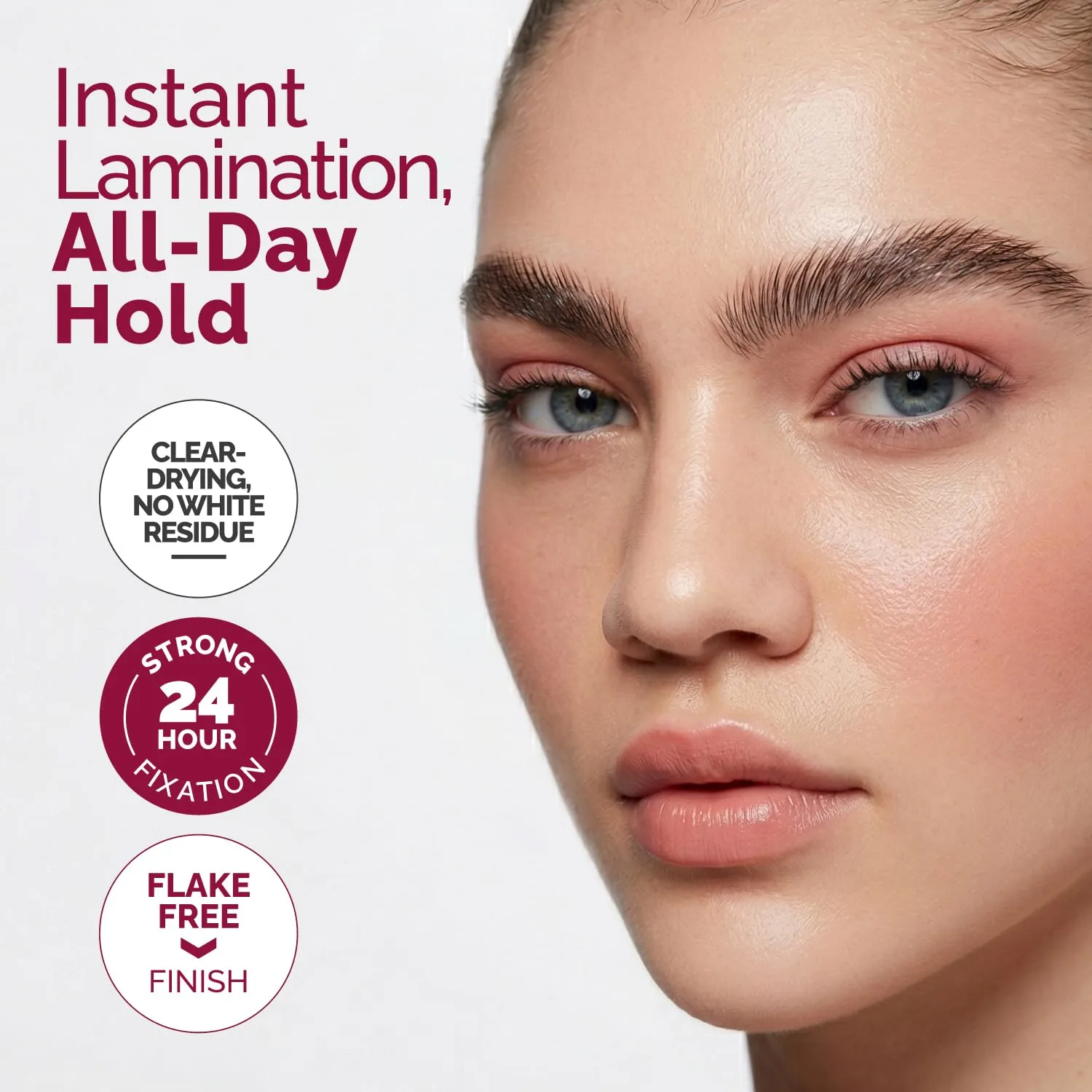 RB RENATA BEAUTY Brow Lift – Clear Brow Wax for Instant Lamination Effect & All-Day Hold – Flake-Free, No White Residue – Includes Mini Brush – 0.406 fl oz (12 mL) – Fluffy, Feathered, Soft Brows Look