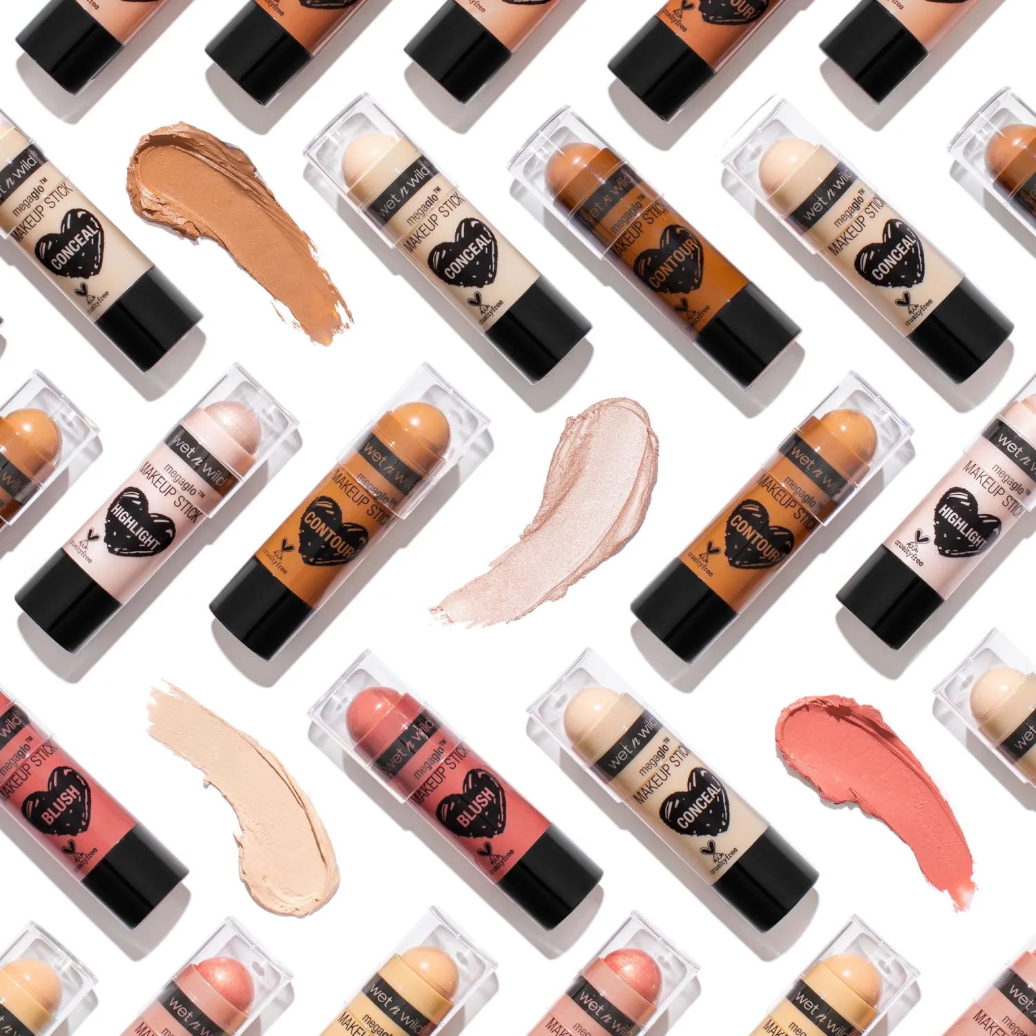 wet n wild MegaGlo Makeup Stick, Buildable Color, Versatile Use, Cruelty-Free & Vegan - Desert Sands