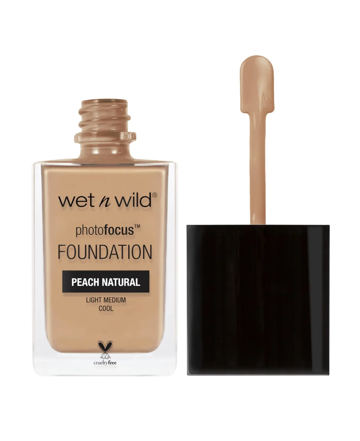 wet n wild Photo Focus Matte Liquid Foundation Peach Natural, Vegan & Cruelty-Free
