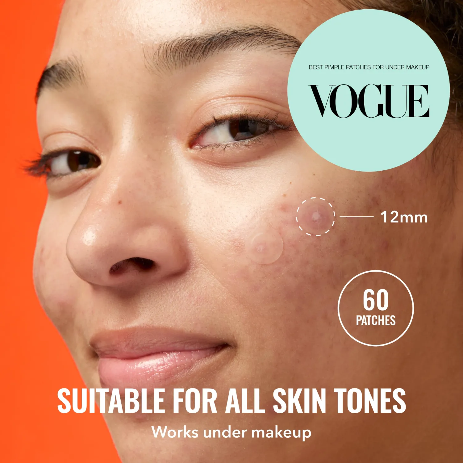 Good Molecules Pimple Patches for Face, 60 Pack – Ultra-Thin Hydrocolloid Acne & Zit Patches, Invisible Under Makeup, Clinically Tested Acne Spot Treatment