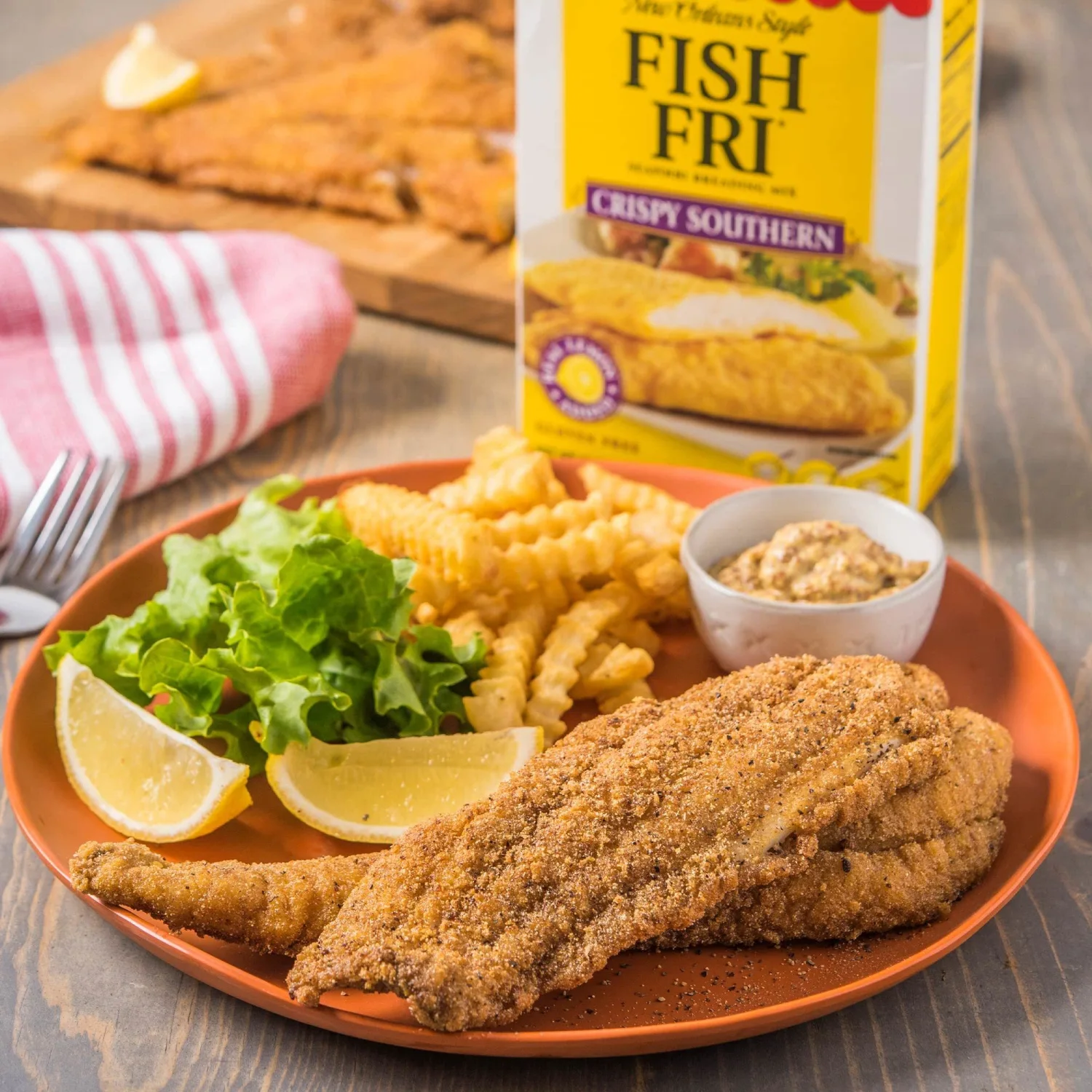Zatarain's Crispy Southern Fish Fri Seafood Breading Mix, 12 oz