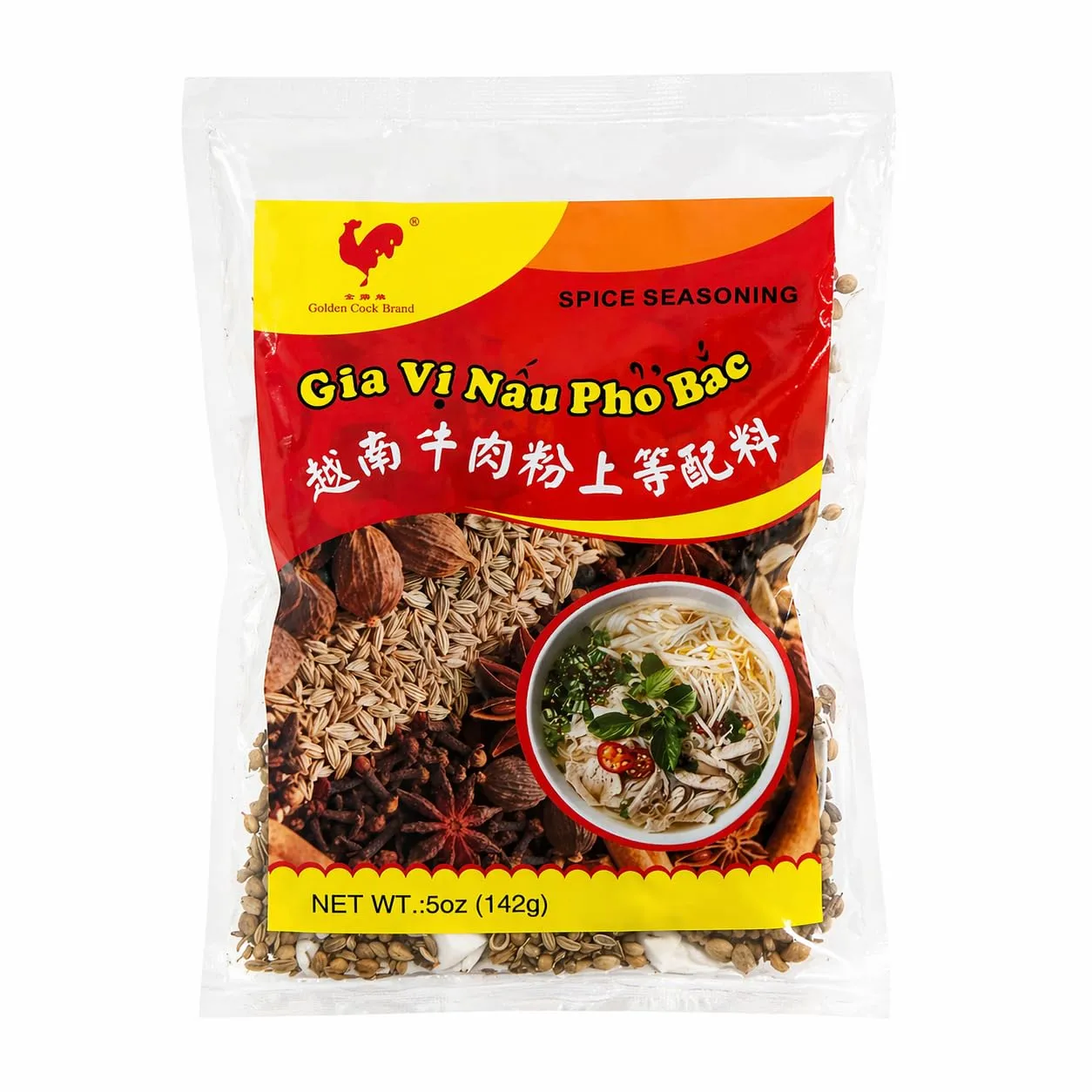 Cathay Pho Bac Spice Seasoning – Authentic Vietnamese Pho Soup Flavoring, Traditional Pho Spice Blend with Rich Aromatic Ingredients, Perfect for Homemade Pho Recipes, Pack of 5 oz