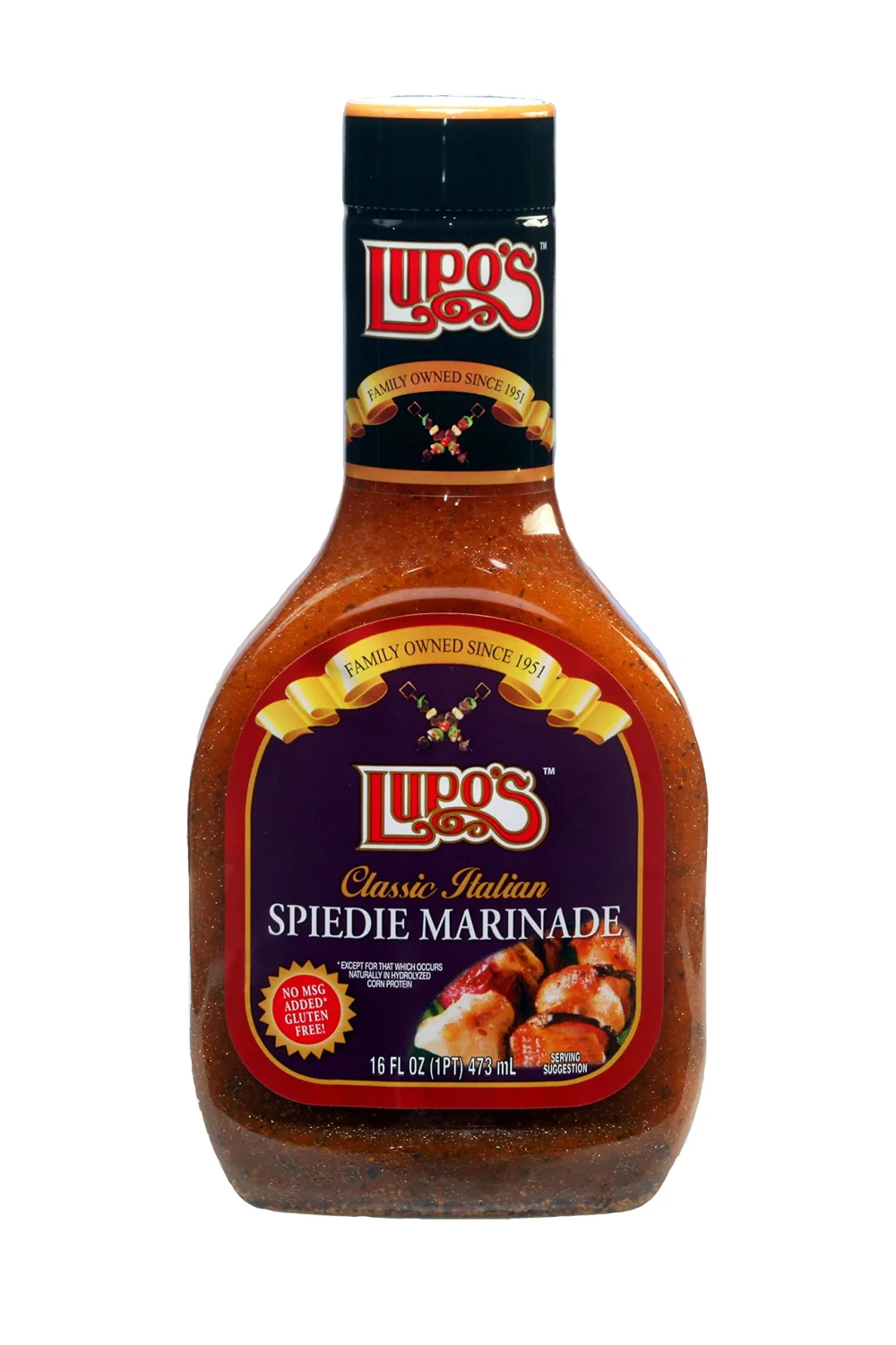 Lupo's Original Endicott Style Spiedie Marinade Sauce 16oz
