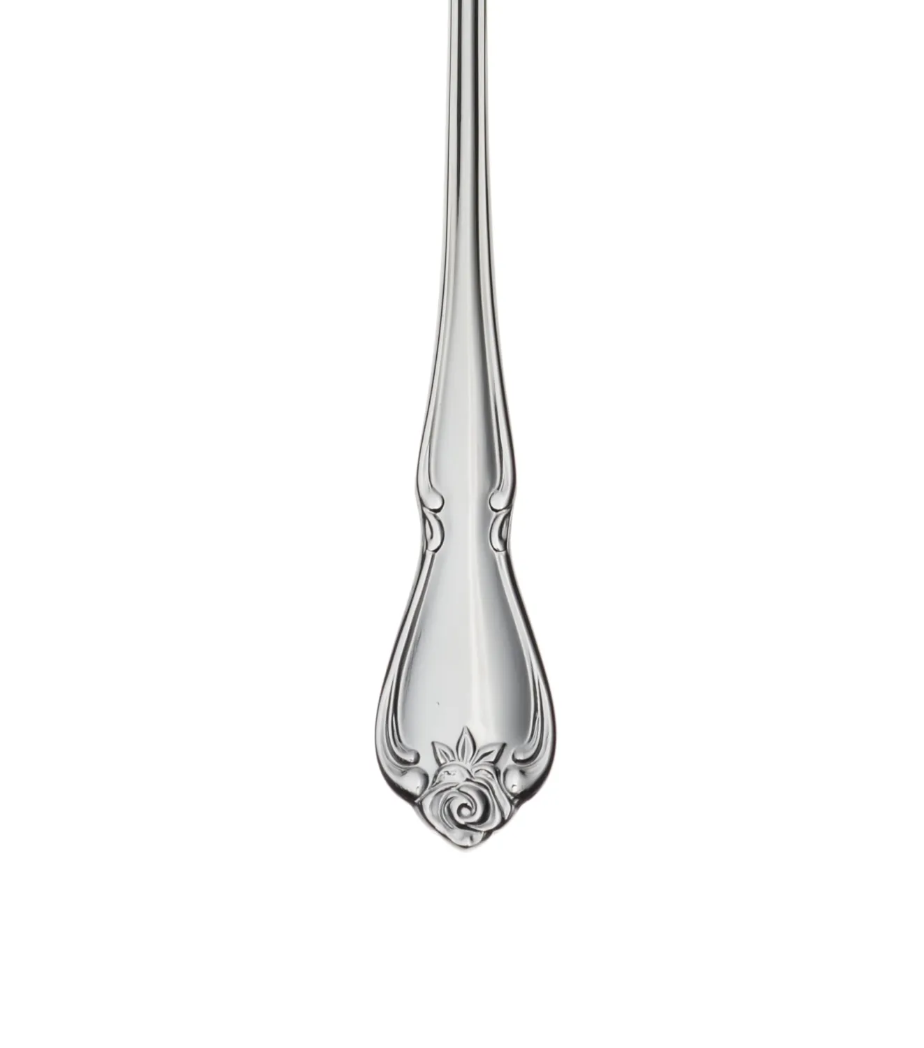 Oneida True Rose Iced Tea Spoons, Set of 4,Silver