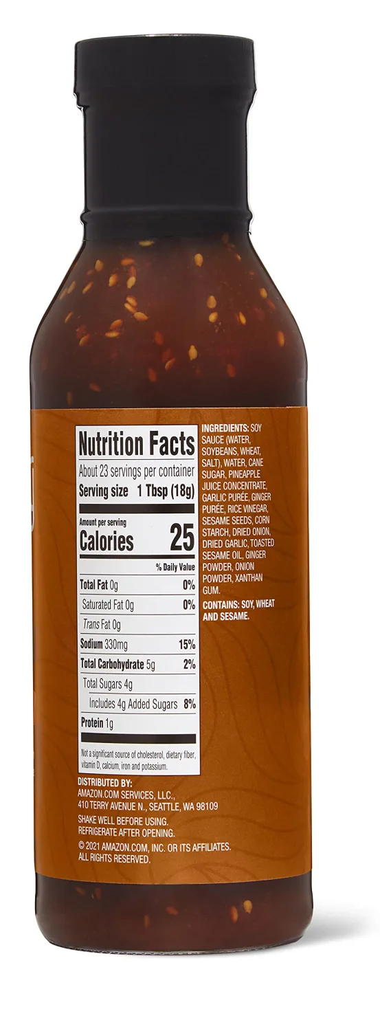 Amazon Brand - Aplenty, Japanese Teriyaki Sauce & Marinade, 14.5 oz