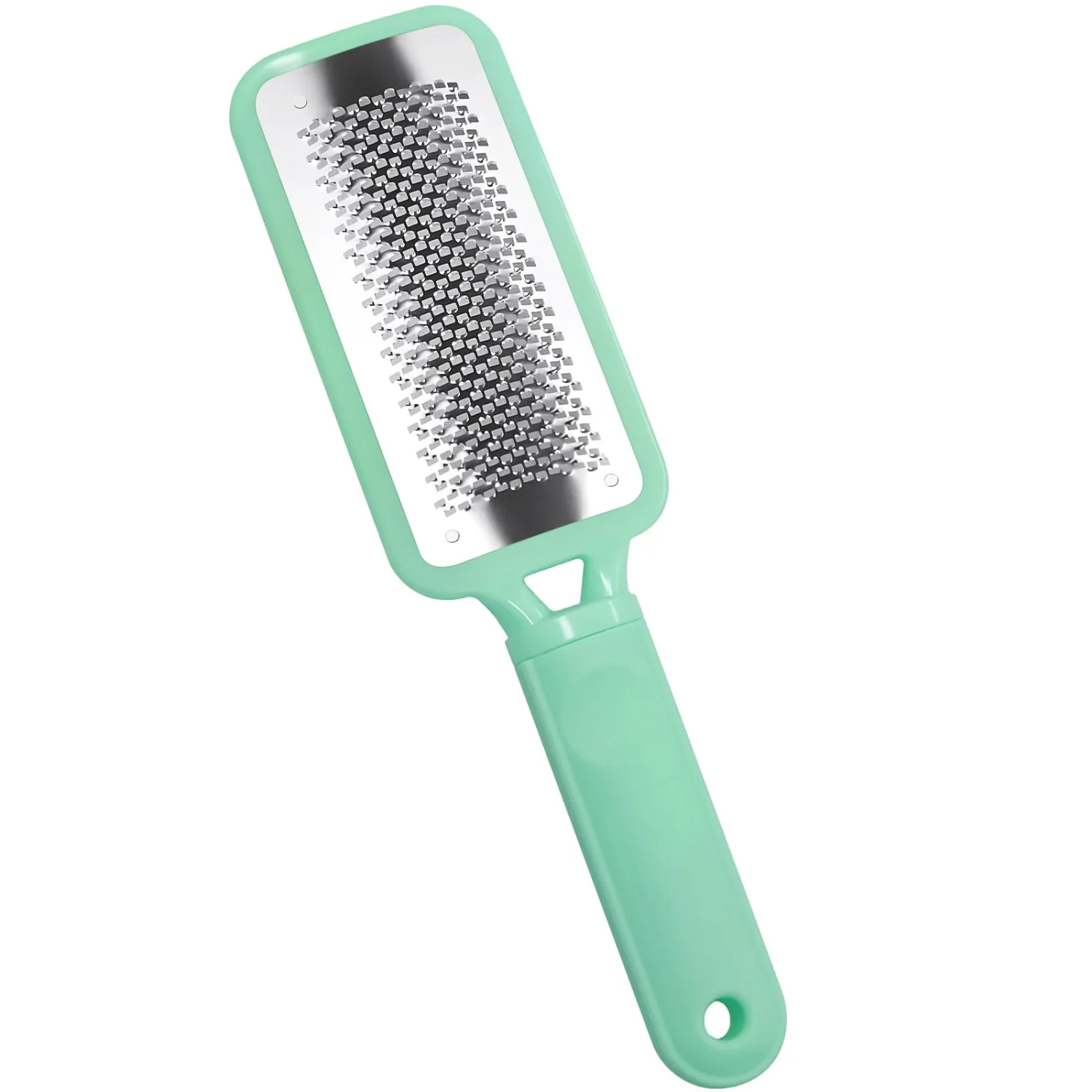 Topmeet Foot Callus Remover – Professional Stainless Steel Foot File for Dead Skin, Callus & Hard Skin Removal – Ergonomic Design for Smooth, Baby-Soft Feet (Green)