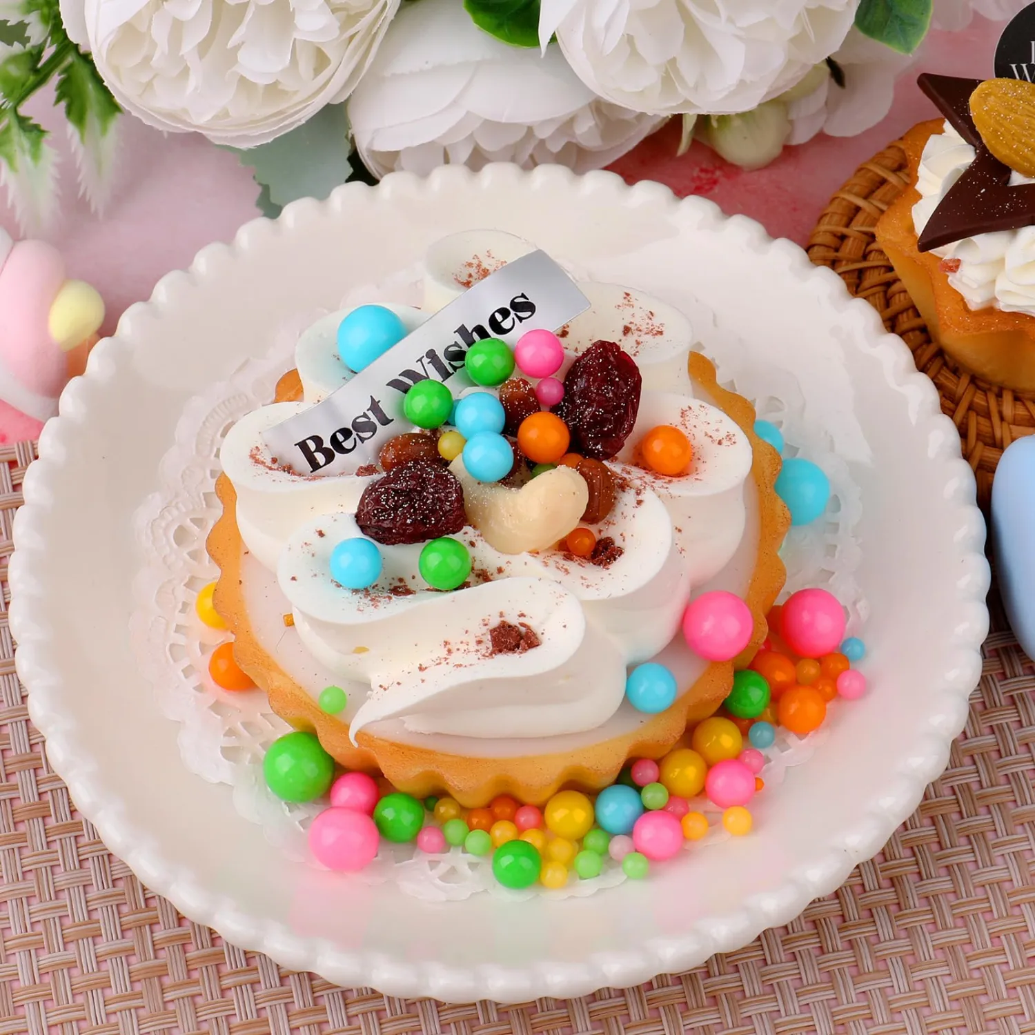 Rainbow Sprinkles for Cake Decorating, 6 Sizes Mix 4.6 oz Edible Pearl Sugar Sprinkles for Baking Cupcake Cookies