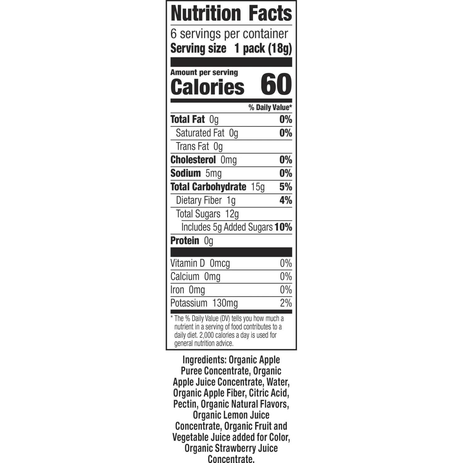Annie's Organic Sweet and Sour Fruit Twists, Strawberry Lemonade Fruit Flavored Snacks, 6 Count, 3.84 oz