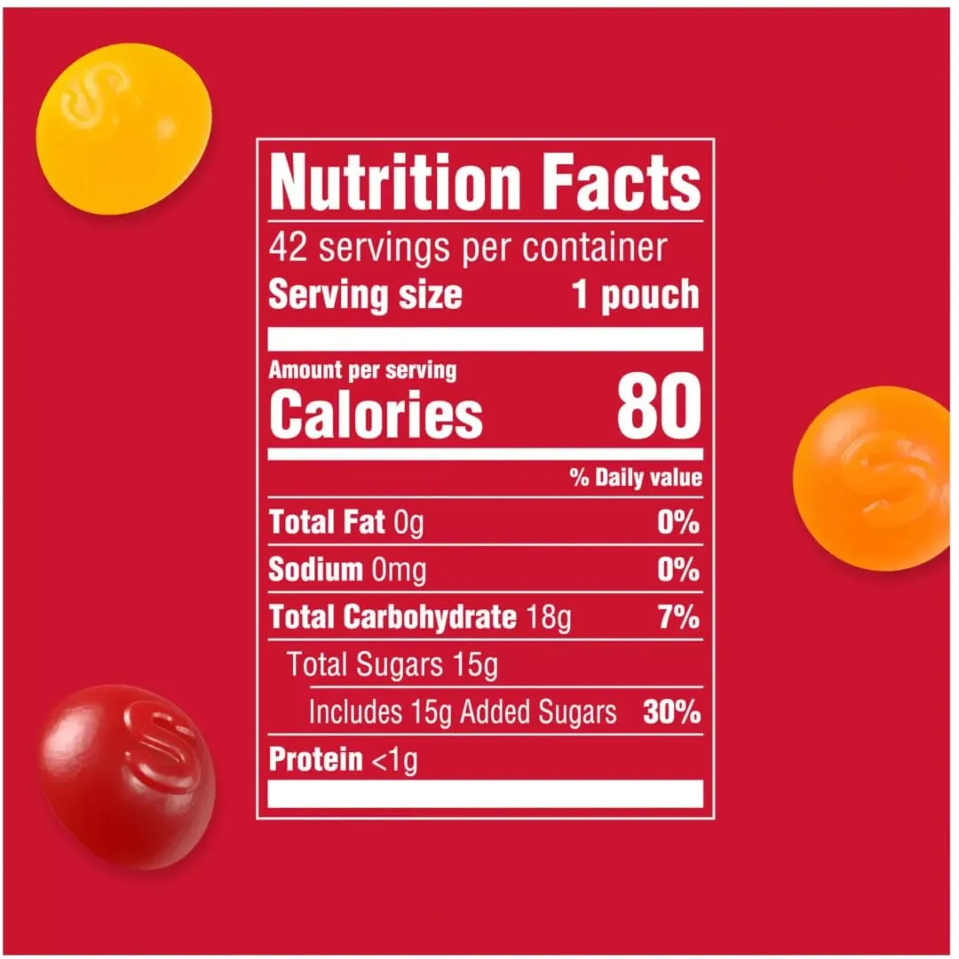 Original Fruit Snacks, Real Fruit Juice, 42 Count (42 Pounces(2 Pack))