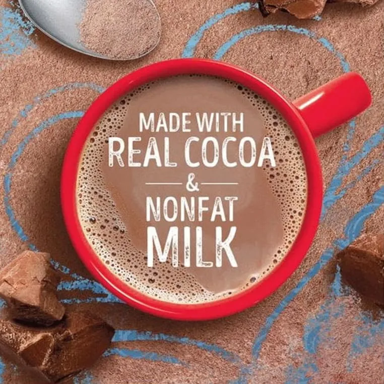 Swiss Milk Chocolate Hot Cocoa Mix Packets, 50 Count