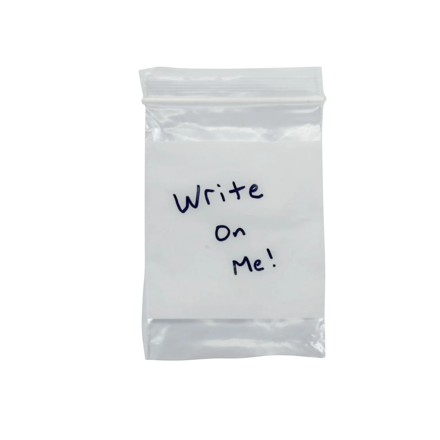 100 Pack Rok Hardware Heavy Duty 1.5" x 2" Resealable 2Mil Thick Writable Dispenser Plastic Small Clear Poly Zip Food Safe Storage Bags, RZR12