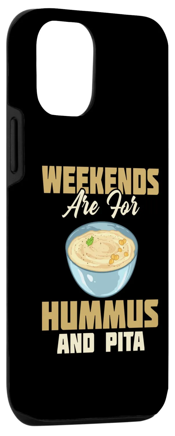 iPhone 14 Pro Hummus Spread Arabic Food Vegan Recipe Case