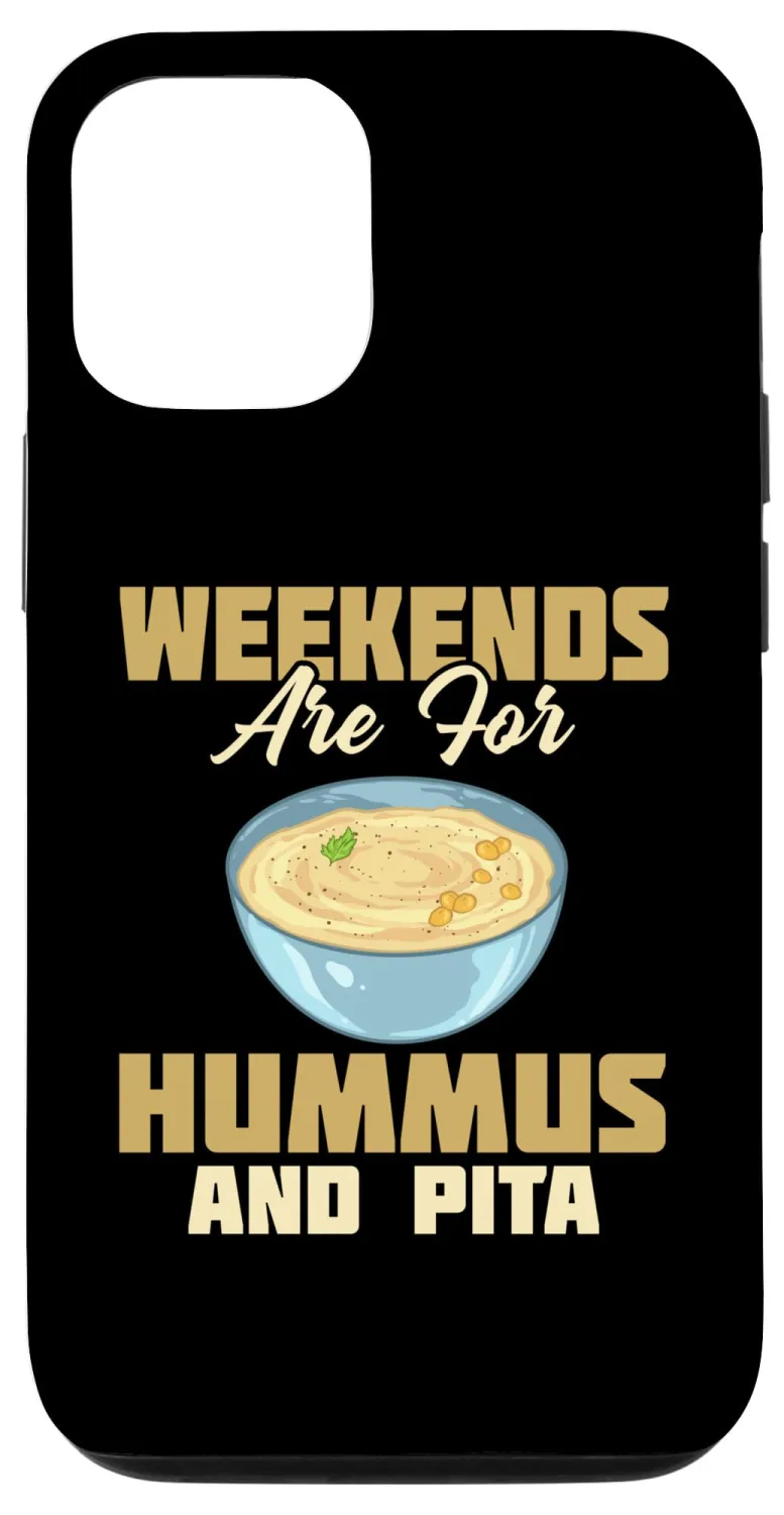 iPhone 14 Pro Hummus Spread Arabic Food Vegan Recipe Case