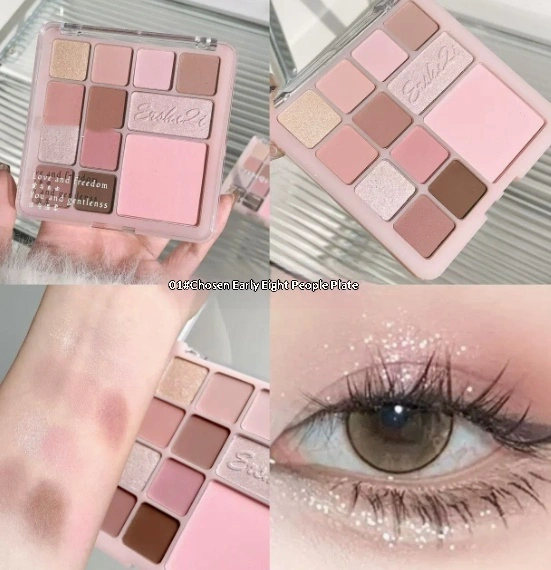 Floral Pink Mist All-in-One Palette Matte Pearlescent And Fine Shimmer Blush Combo