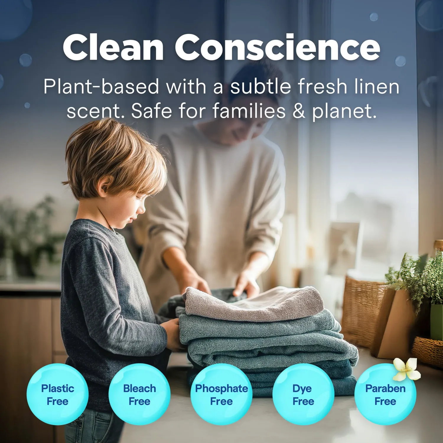 Laundry Detergent Sheets - Travel Laundry, Eco Friendly Detergent, Lightweight Dissolvable Washer Sheets for Fresh & Clean Clothes, Zero Waste Laundry Soap Sheet Up to 100 Loads By Blue Bubble