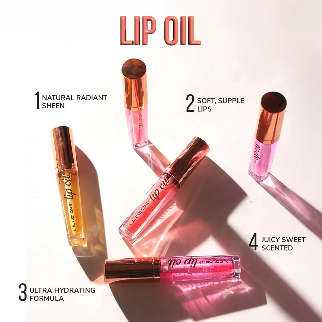 L.A. COLORS Lip Oil, Sweetie (Candy Scented) CLG441 (Pack of 2)