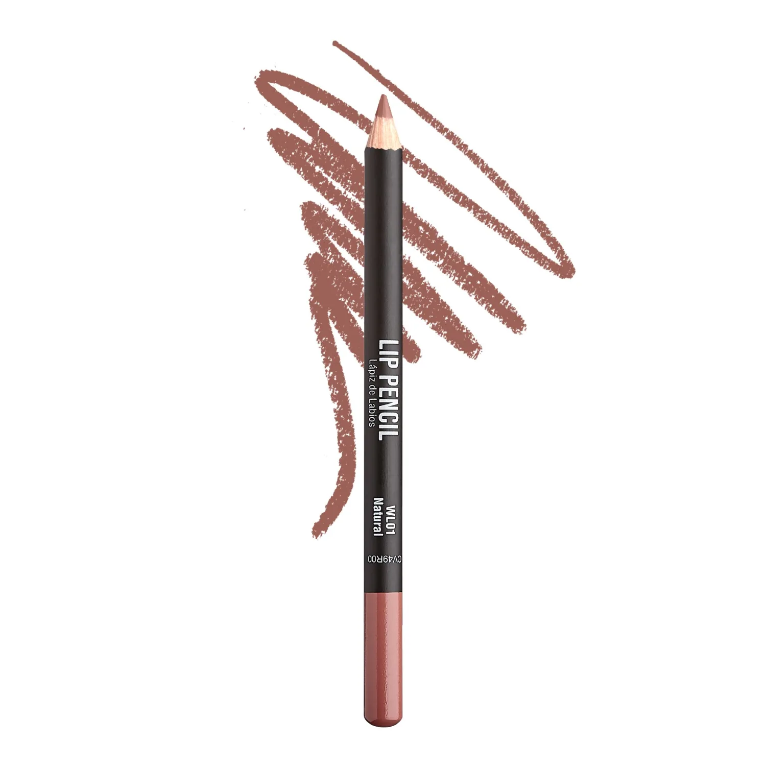 Kiss New York Professional Slim Lip Pencil, Creamy Soft Lip Liner, Smooth Long-Lasting Rich Lip Color, Natural Lip Makeup, Water-Resistant Lip Crayon (Natural)