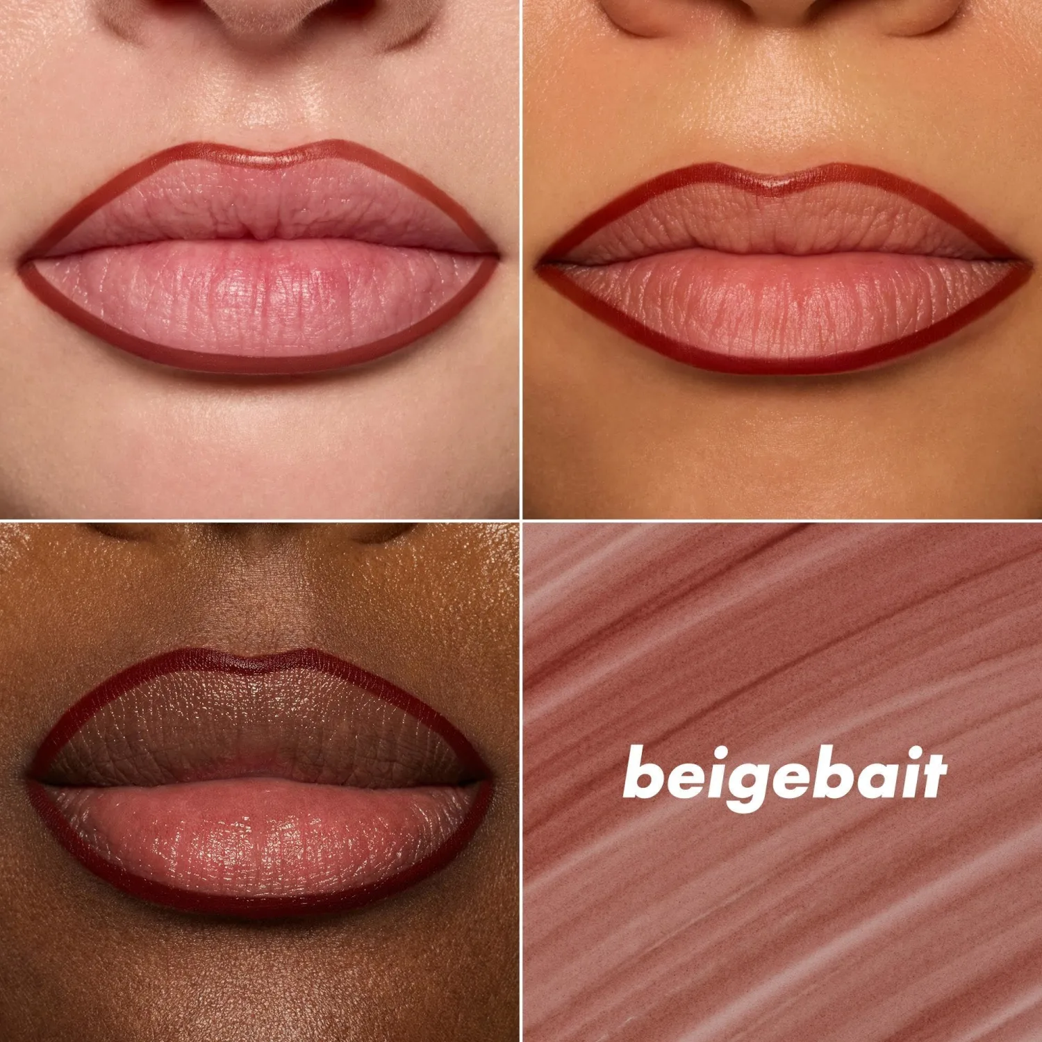 e.l.f. Main Stain Lip Marker, Lip Stain to Line, Define, Contour & Fill for Long-Lasting & Transfer-Resistant Color, Vegan & Cruelty-Free, Beigebait