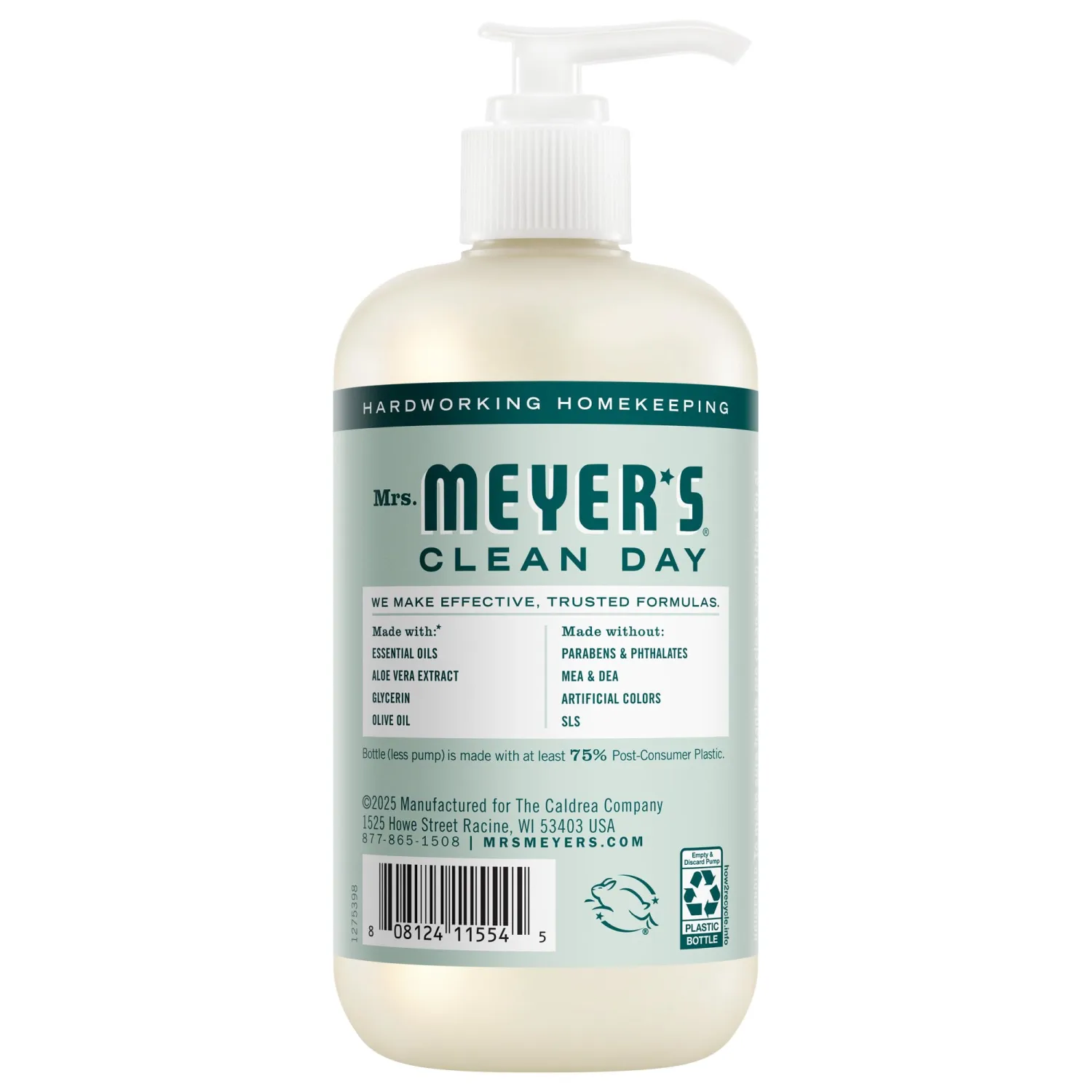 MRS. MEYER'S CLEAN DAY Hand Soap, Birchwood Scent, 12.5 Fl Oz Bottle