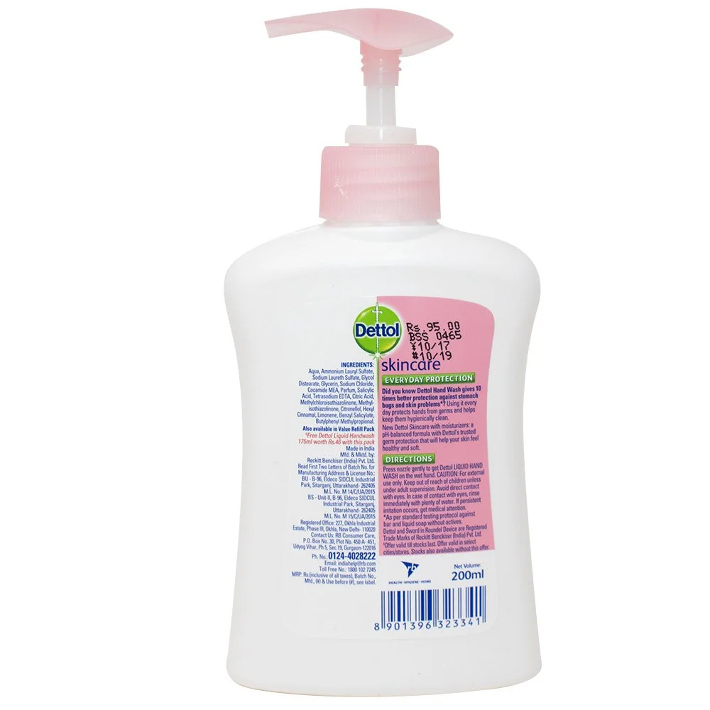 Dettol Skincare Liquid Hand Wash 200ml