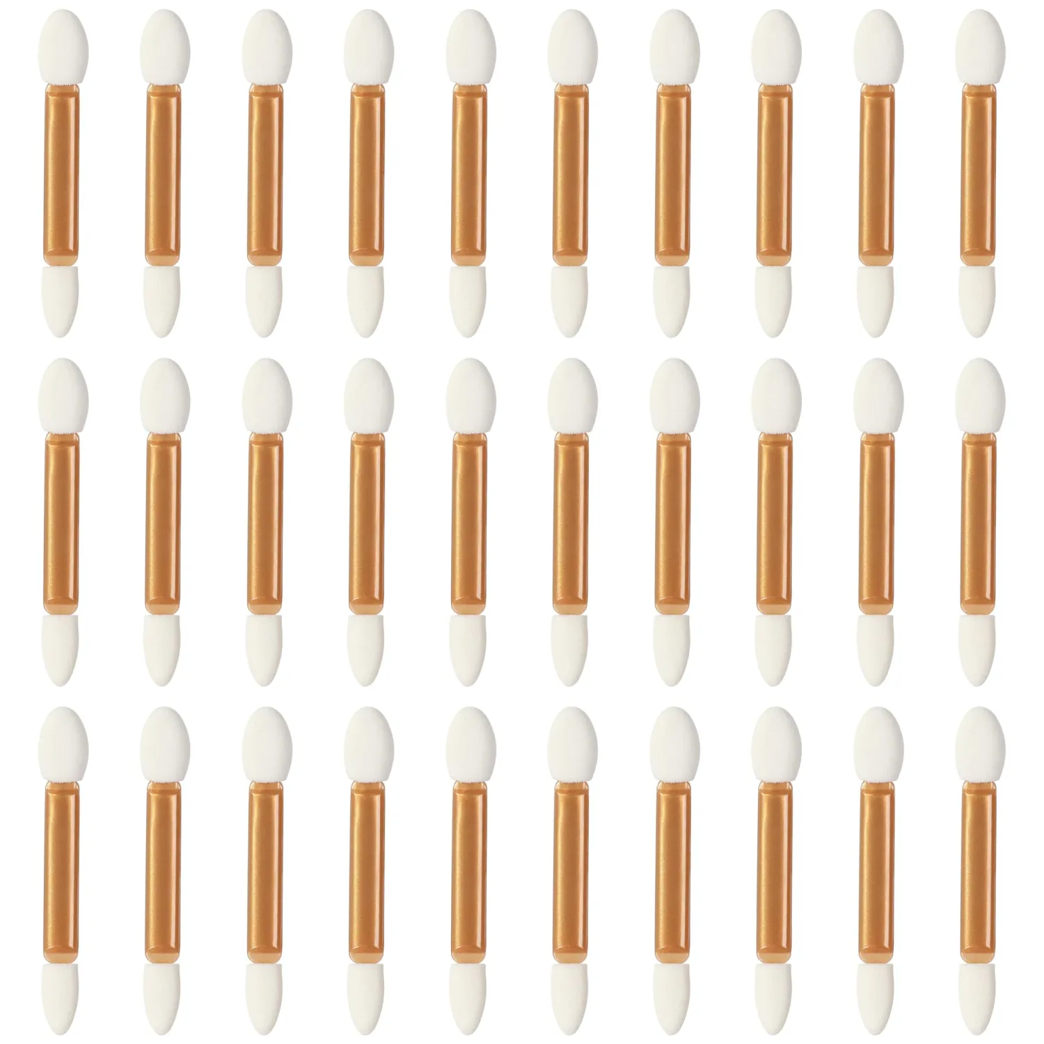 IS'MINE Eyeshadow Applicators, 30pcs Double Sided Disposable Eyeshadow Brush 2.4 Inch Makeup Applicator